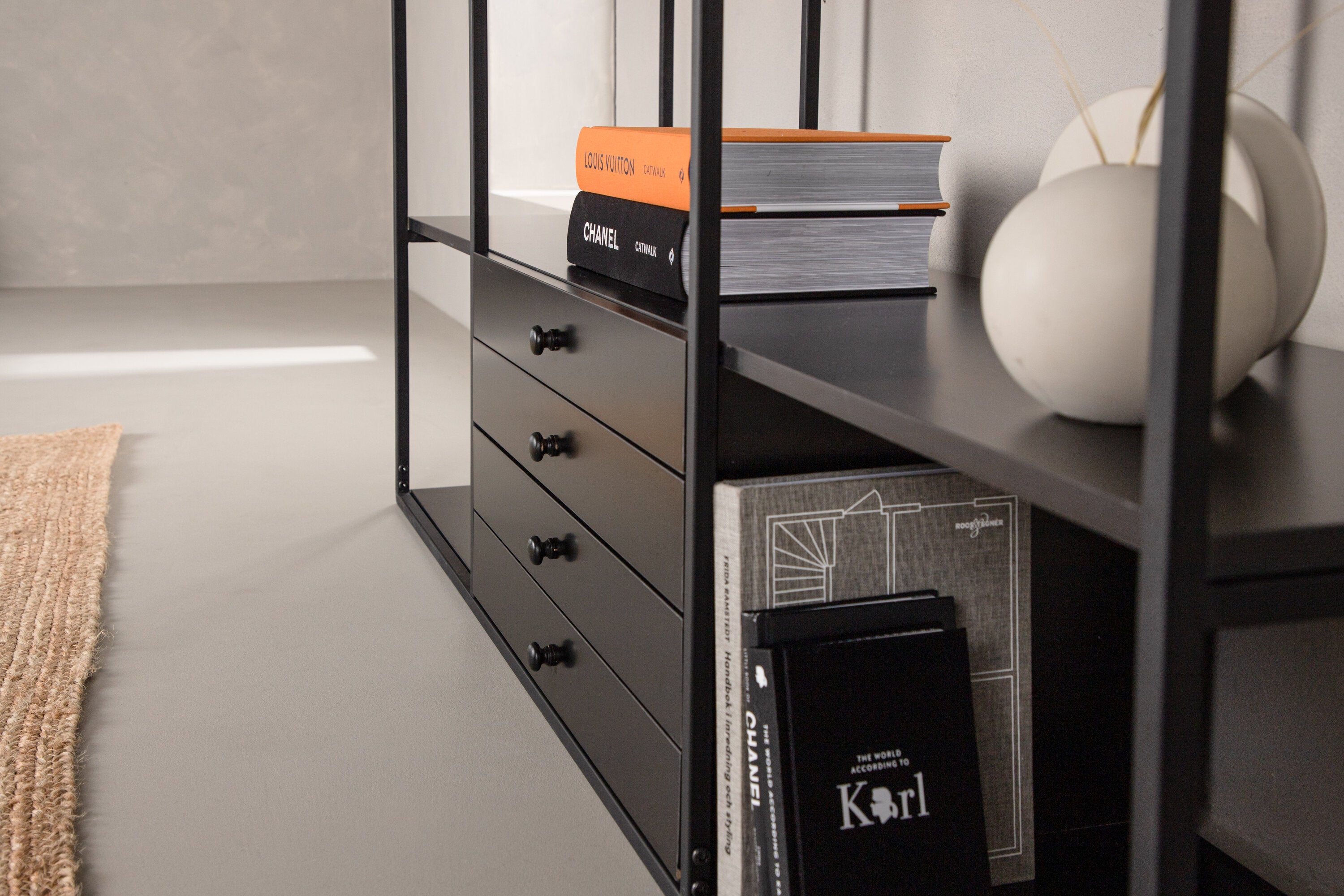 Schrank Amarillo 120cm - Schwarz - Venture Home - le canapé