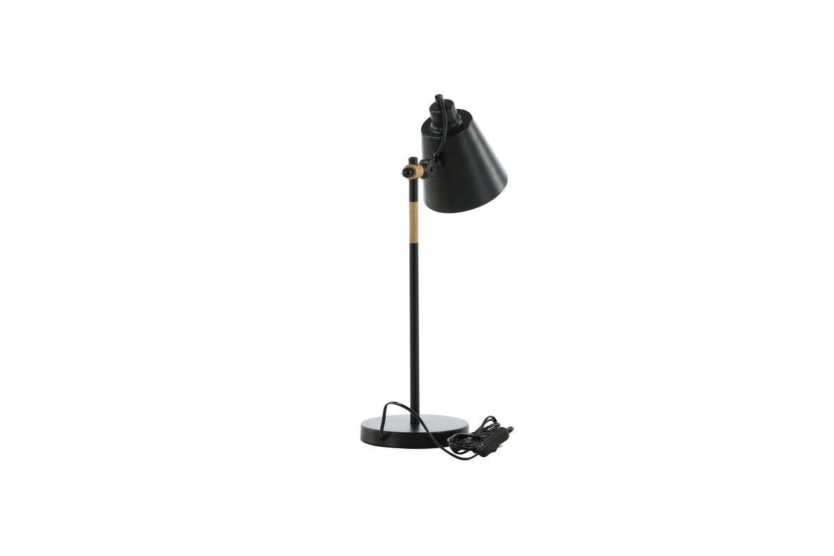 Tischlampe Skott aus Metall - Schwarz - Venture Home - le canapé