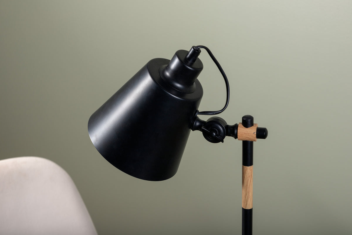 Tischlampe Skott aus Metall - Schwarz - Venture Home - le canapé