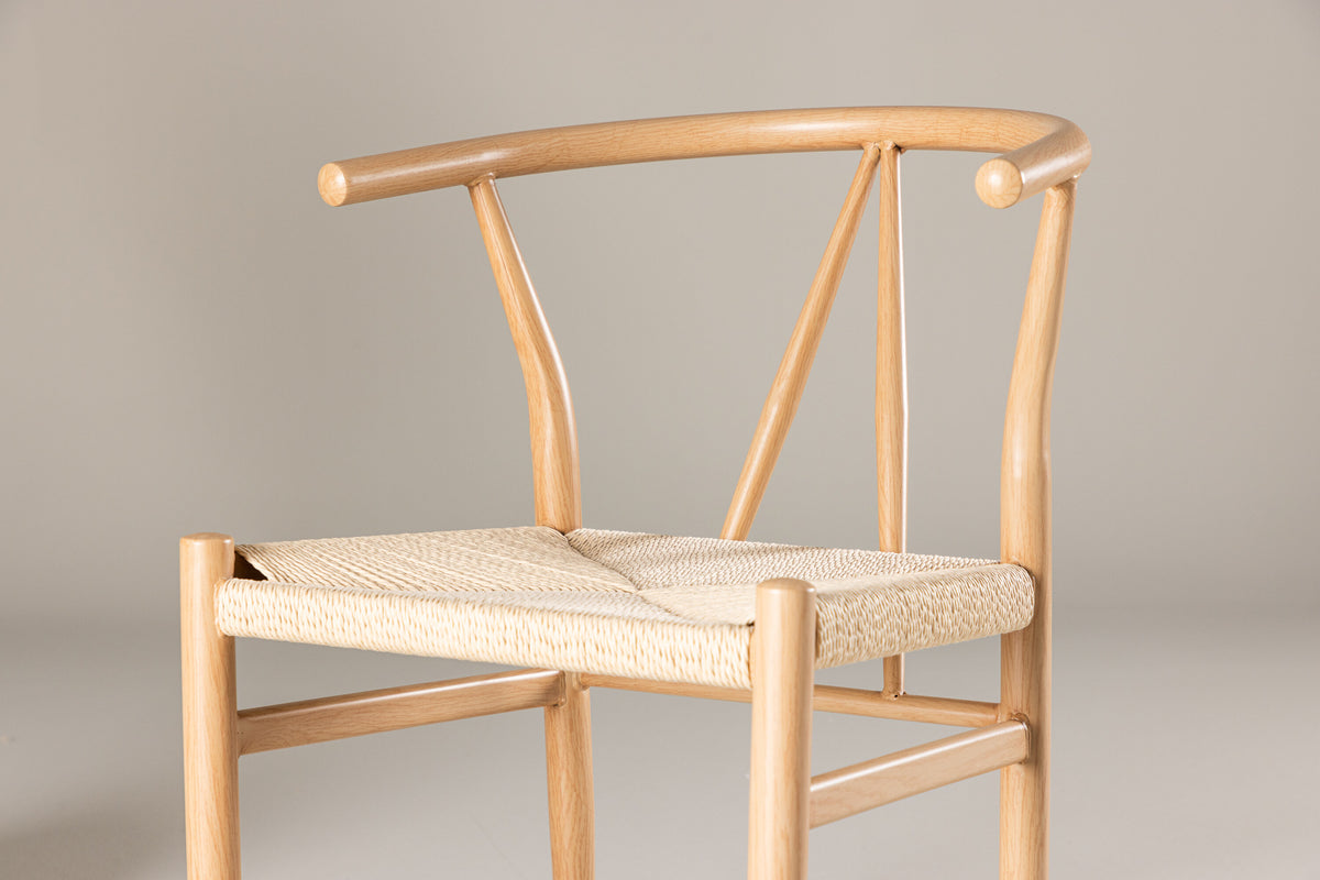 Esszimmerstuhl Alfons aus Rattan - Beige - Venture Home - le canapé