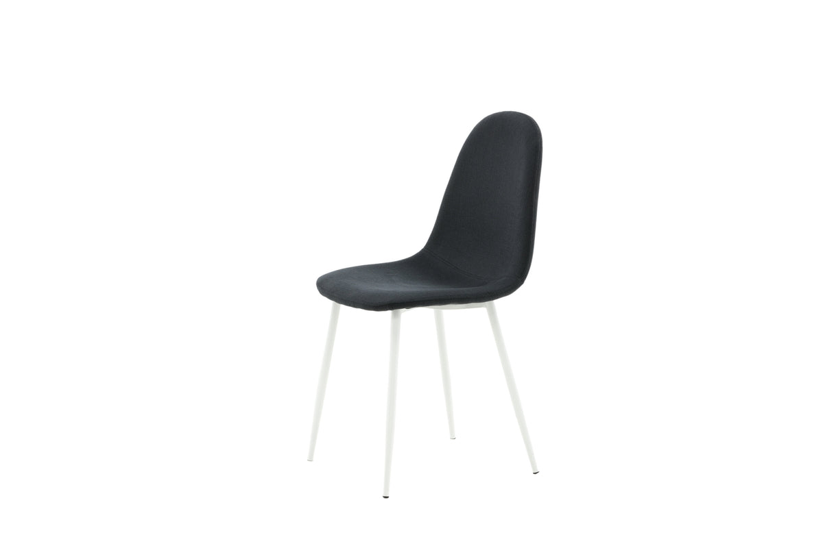 2er-Set Esszimmerstühle Polar - Schwarz - Venture Home - le canapé