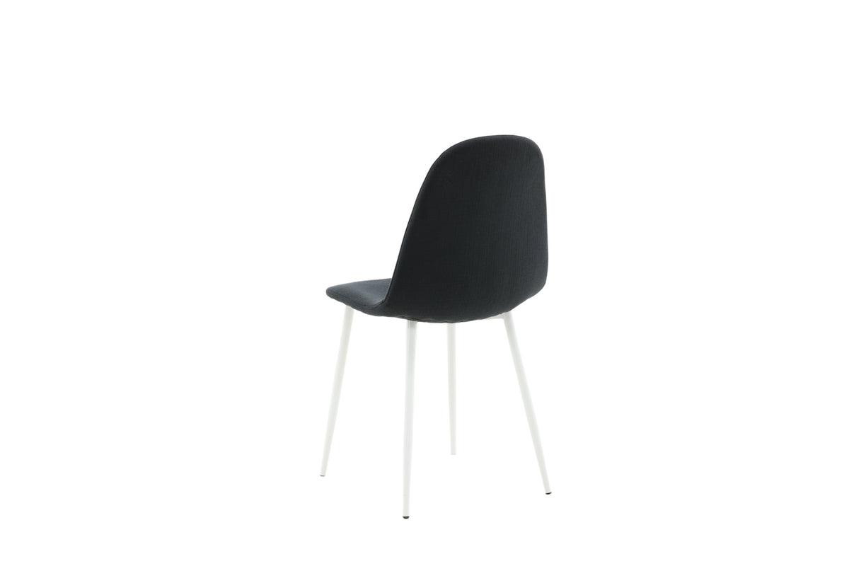2er-Set Esszimmerstühle Polar - Schwarz - Venture Home - le canapé