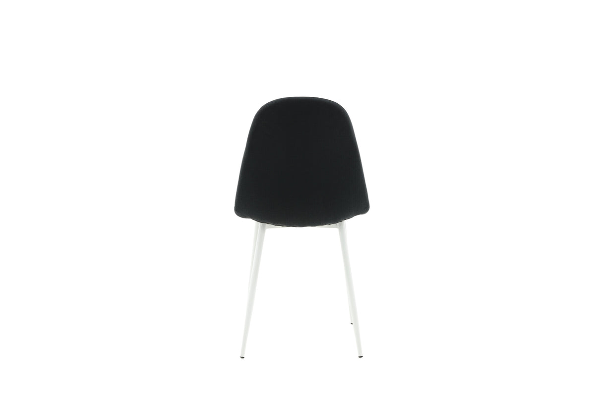 2er-Set Esszimmerstühle Polar - Schwarz - Venture Home - le canapé