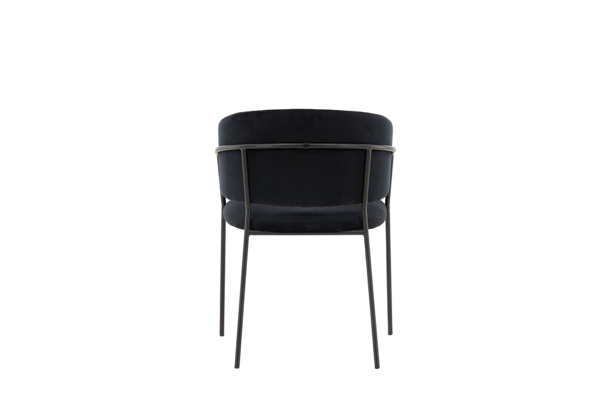 2er-Set Esszimmerstühle Selma - Schwarz - Venture Home - le canapé