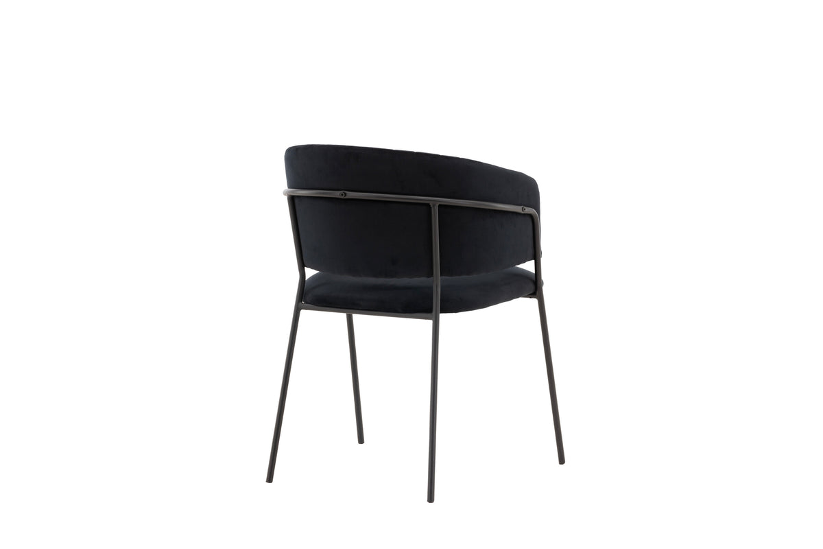 2er-Set Esszimmerstühle Selma - Schwarz - Venture Home - le canapé