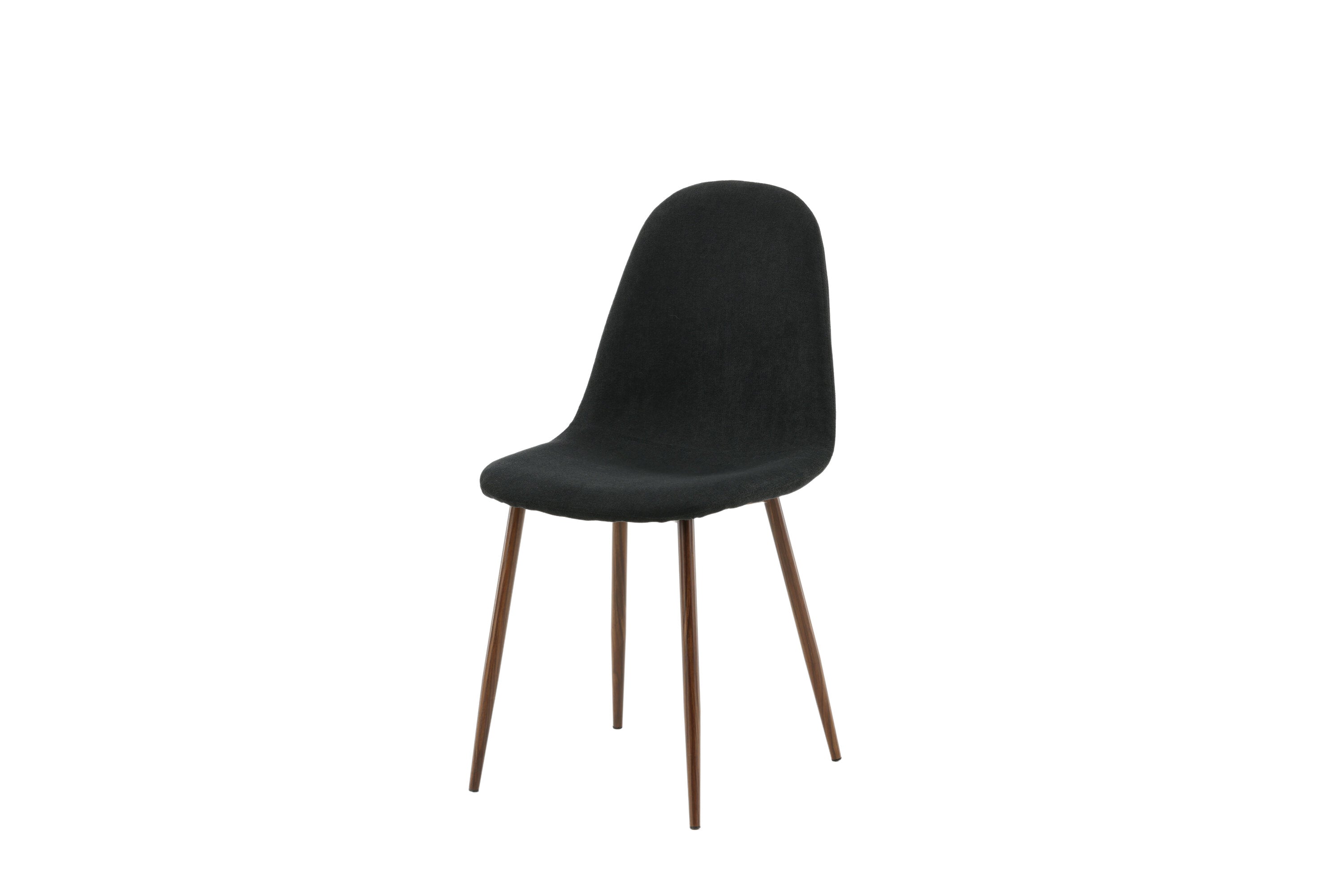 2er-Set Esszimmerstühle Polar - Schwarz - Venture Home - le canapé