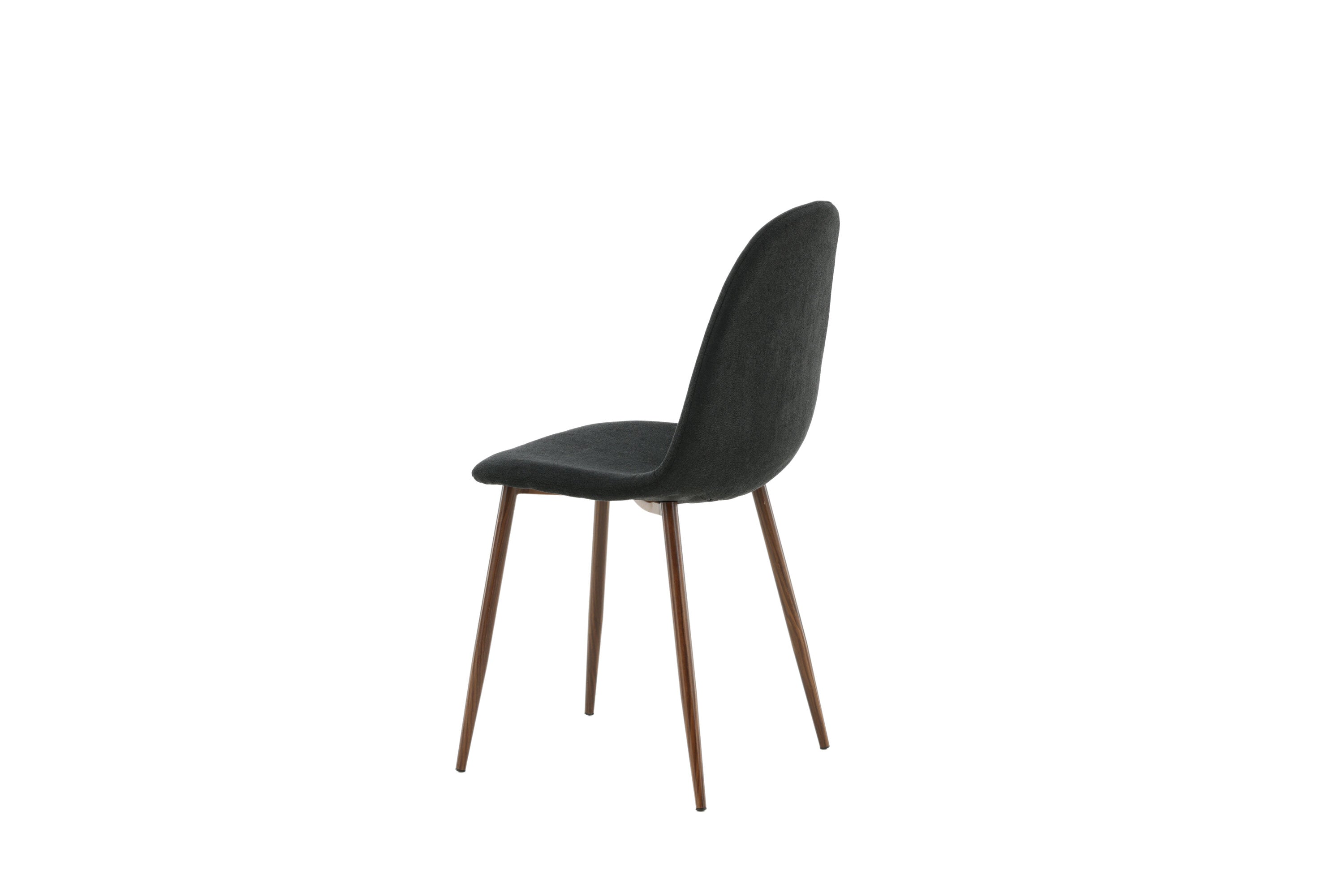 2er-Set Esszimmerstühle Polar - Schwarz - Venture Home - le canapé