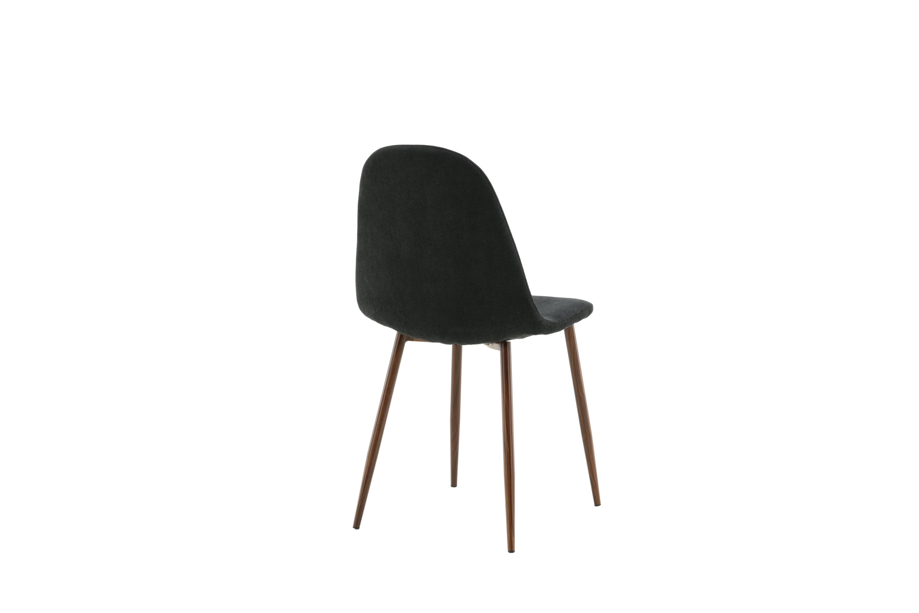2er-Set Esszimmerstühle Polar - Schwarz - Venture Home - le canapé