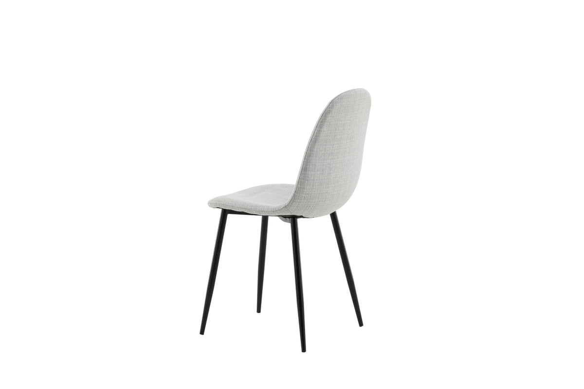 2er-Set Esszimmerstühle Polar - Grau - Venture Home - le canapé