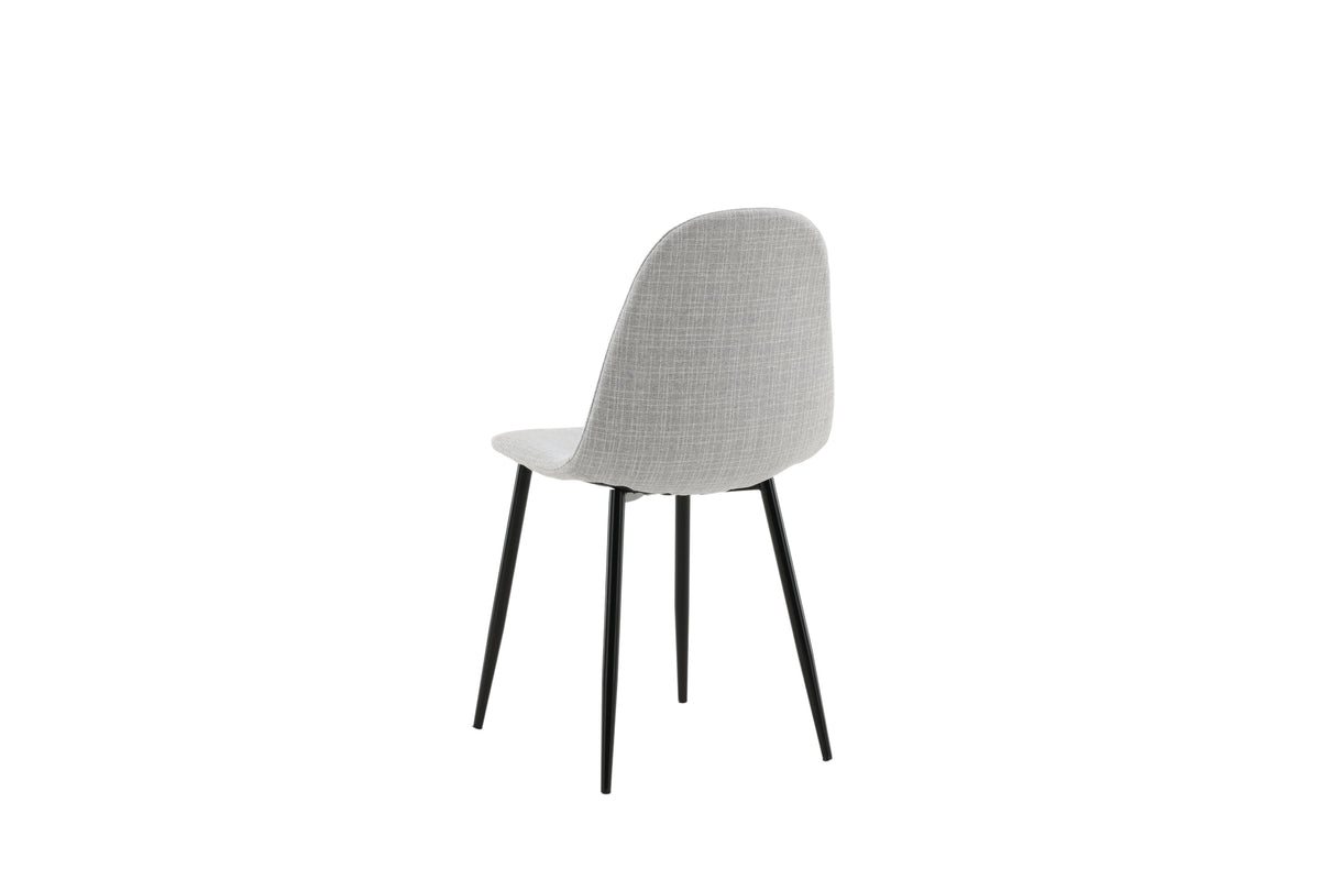 2er-Set Esszimmerstühle Polar - Grau - Venture Home - le canapé