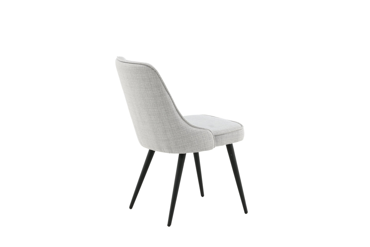 2er-Set Esszimmerstühle Deluxe im 2er-Set - Grau - Venture Home - le canapé