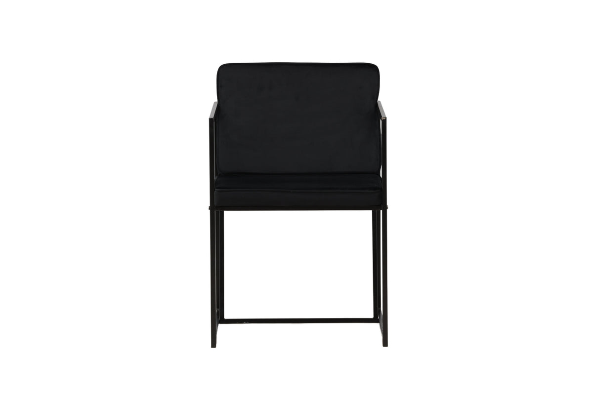 2er-Set Esszimmerstühle Richmond - Schwarz - Venture Home - le canapé