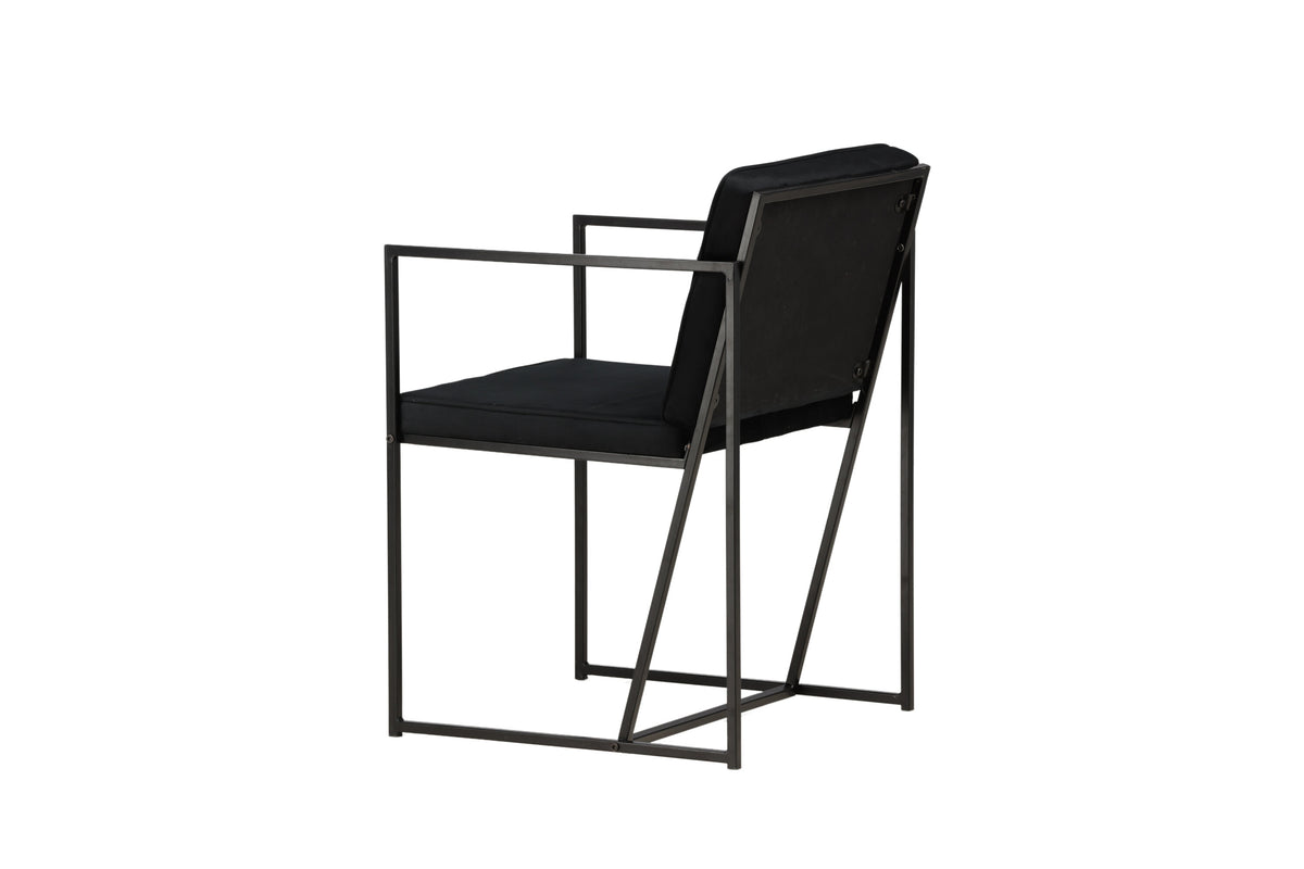 2er-Set Esszimmerstühle Richmond - Schwarz - Venture Home - le canapé