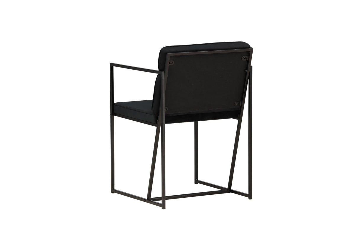 2er-Set Esszimmerstühle Richmond - Schwarz - Venture Home - le canapé