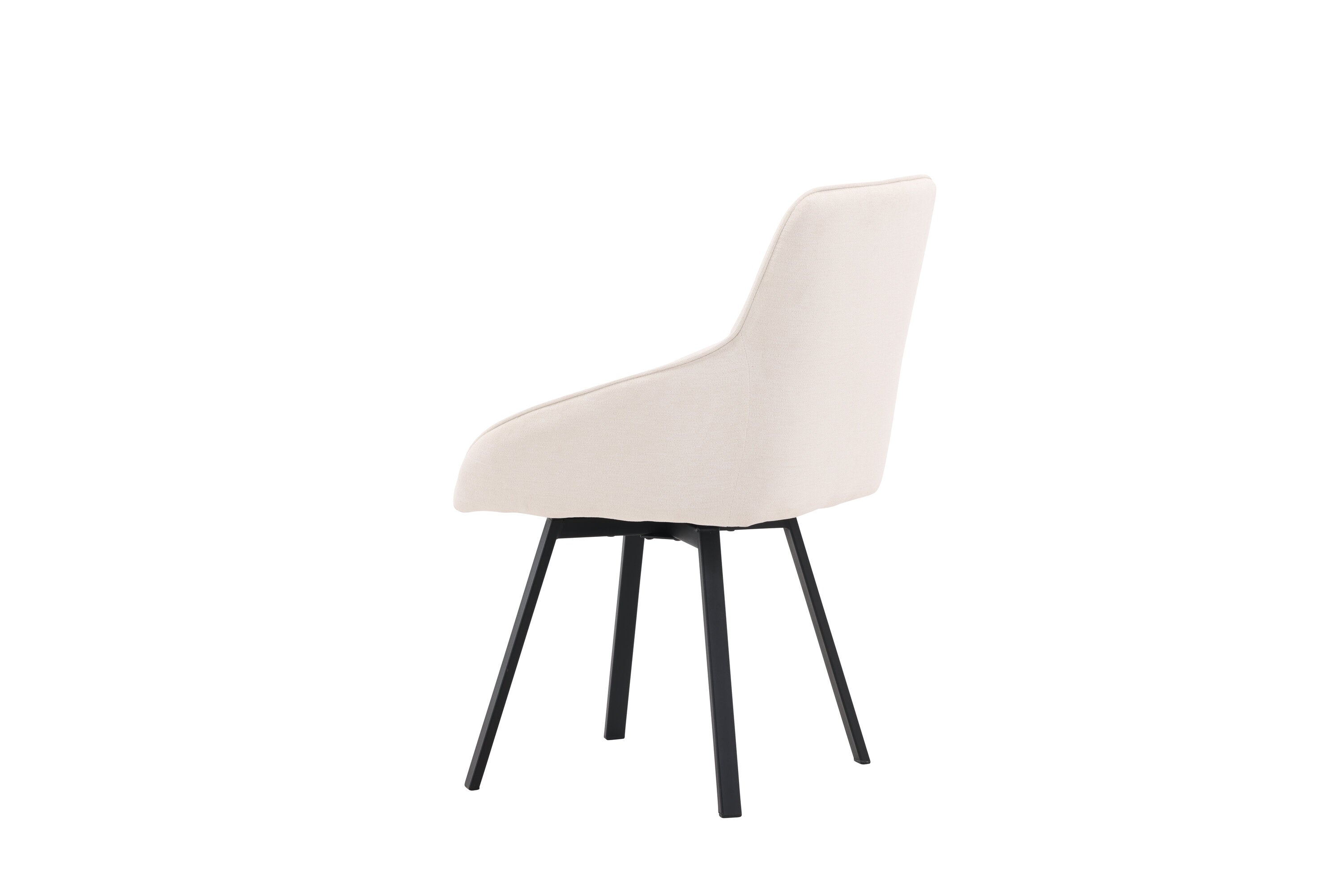 2er-Set Esszimmerstühle Rosie drehbar - Beige - Venture Home - le canapé