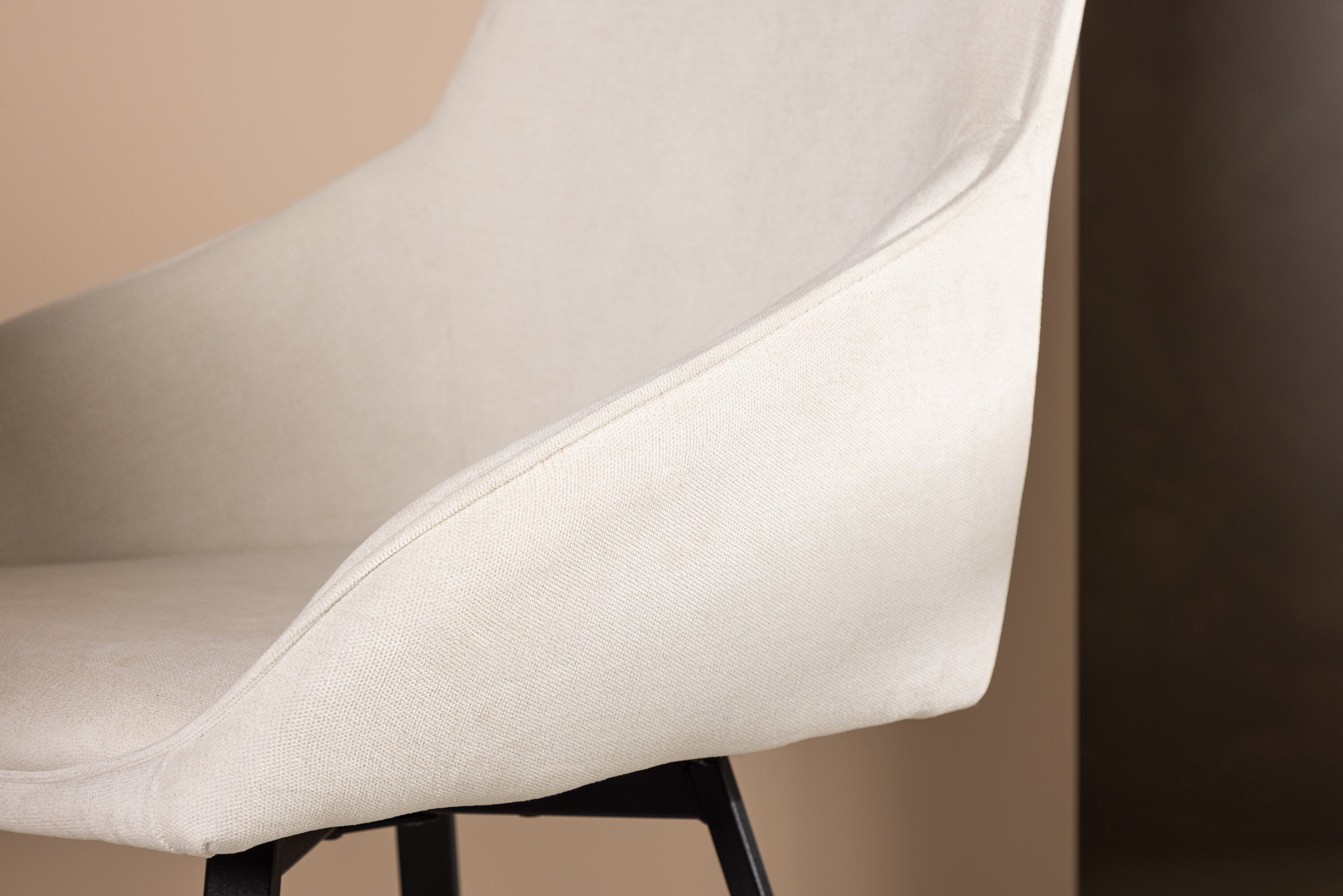 2er-Set Esszimmerstühle Rosie drehbar - Beige - Venture Home - le canapé