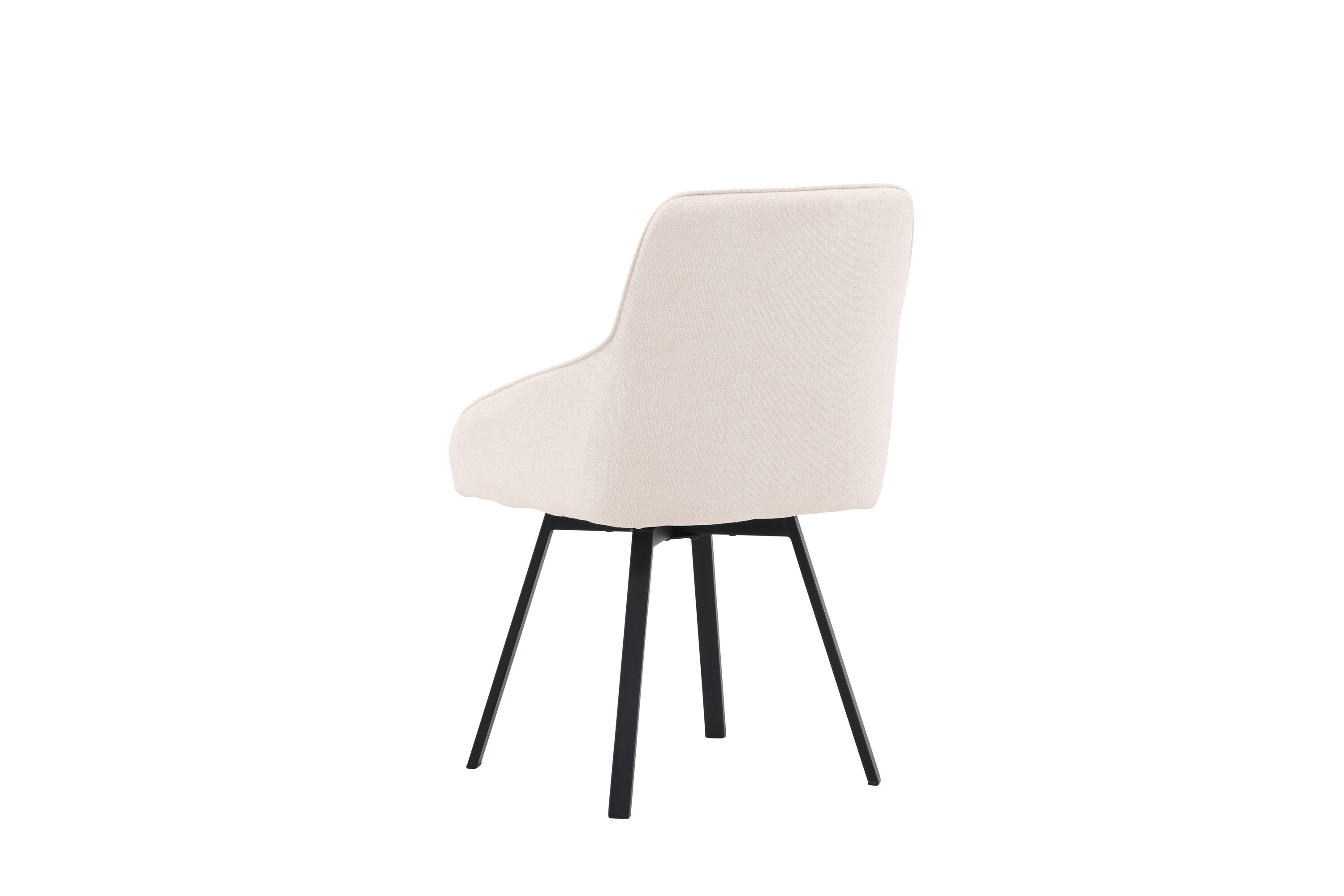 2er-Set Esszimmerstühle Rosie drehbar - Beige - Venture Home - le canapé