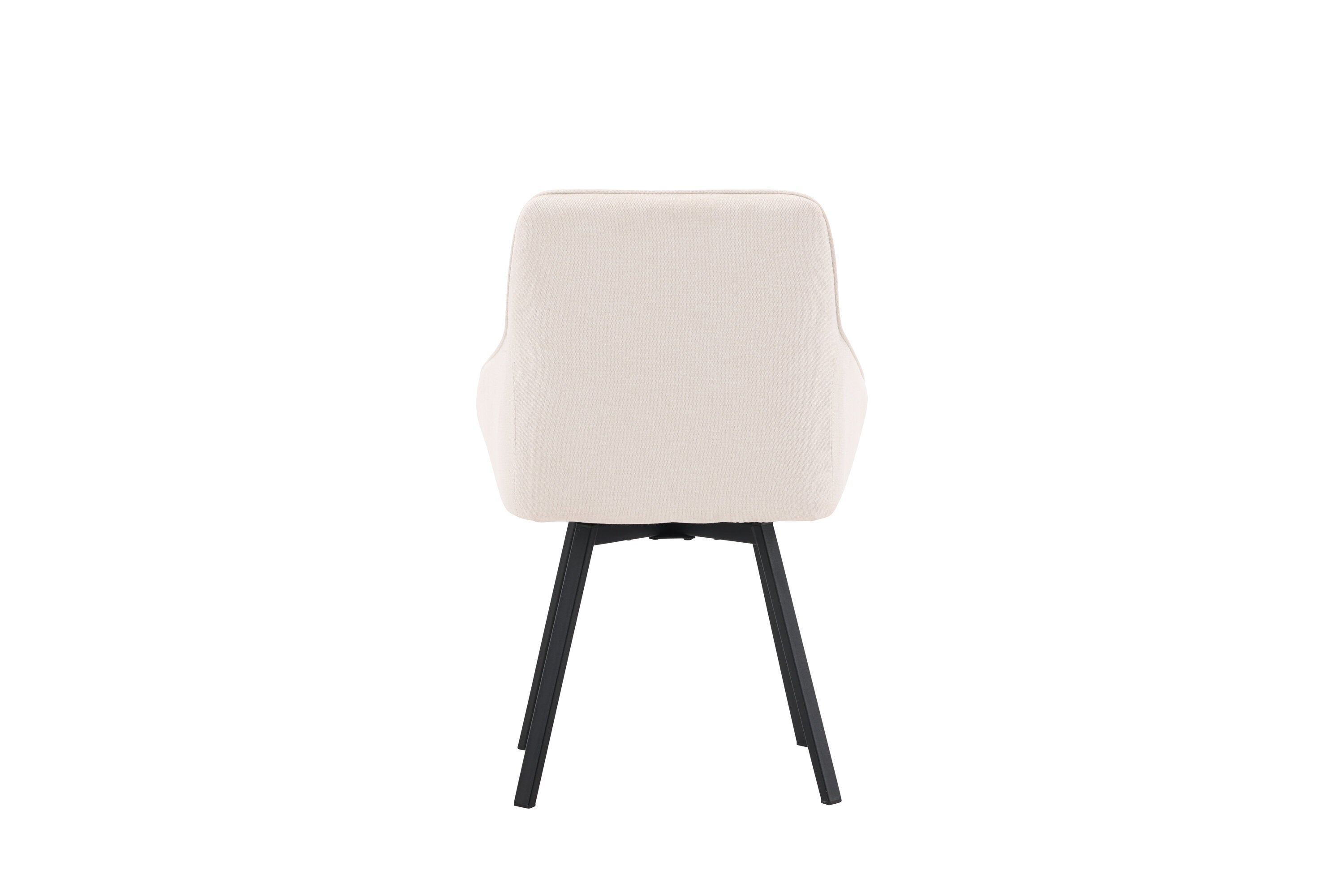 2er-Set Esszimmerstühle Rosie drehbar - Beige - Venture Home - le canapé