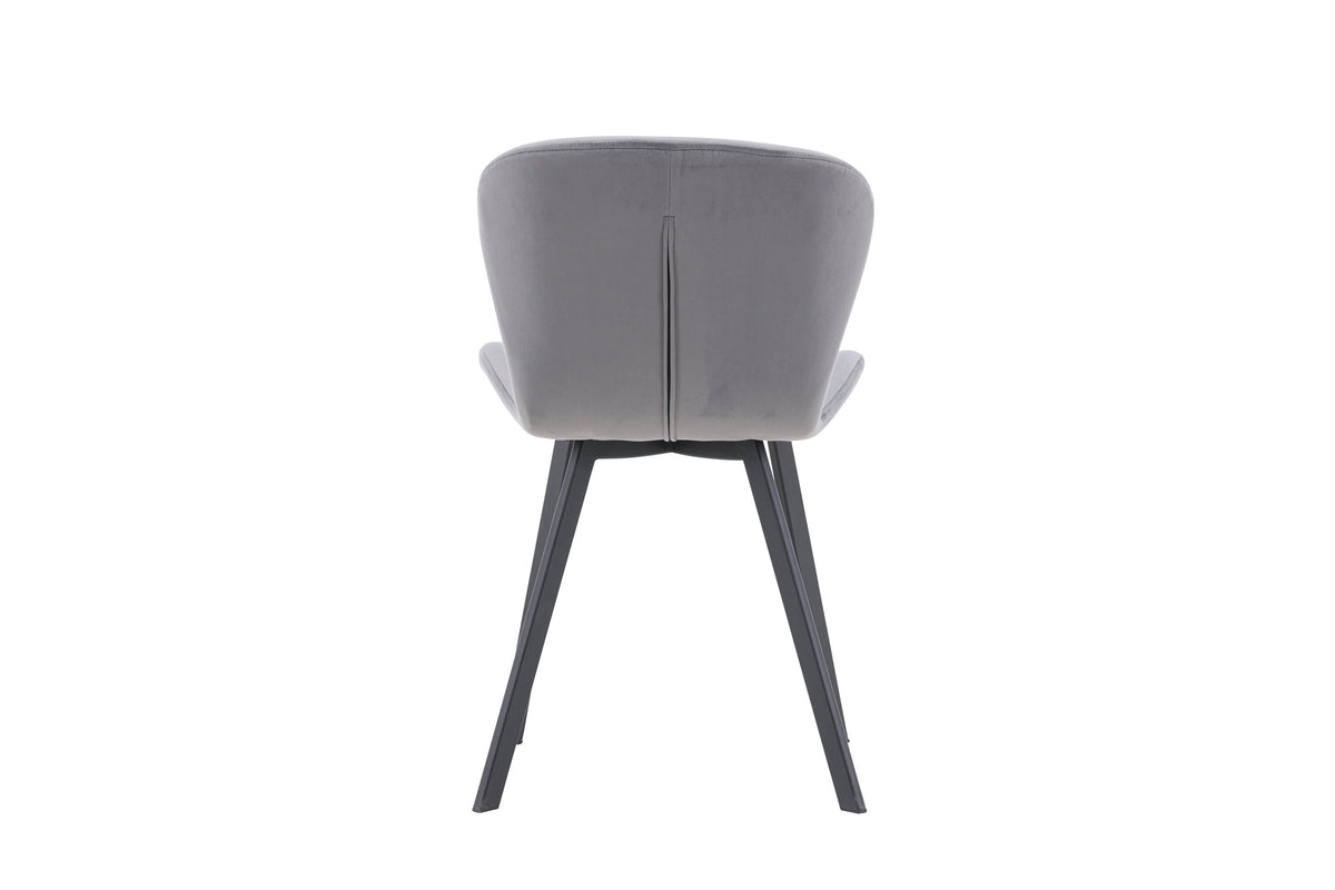 2er-Set Esszimmerstühle Lilja - Grau - Venture Home - le canapé
