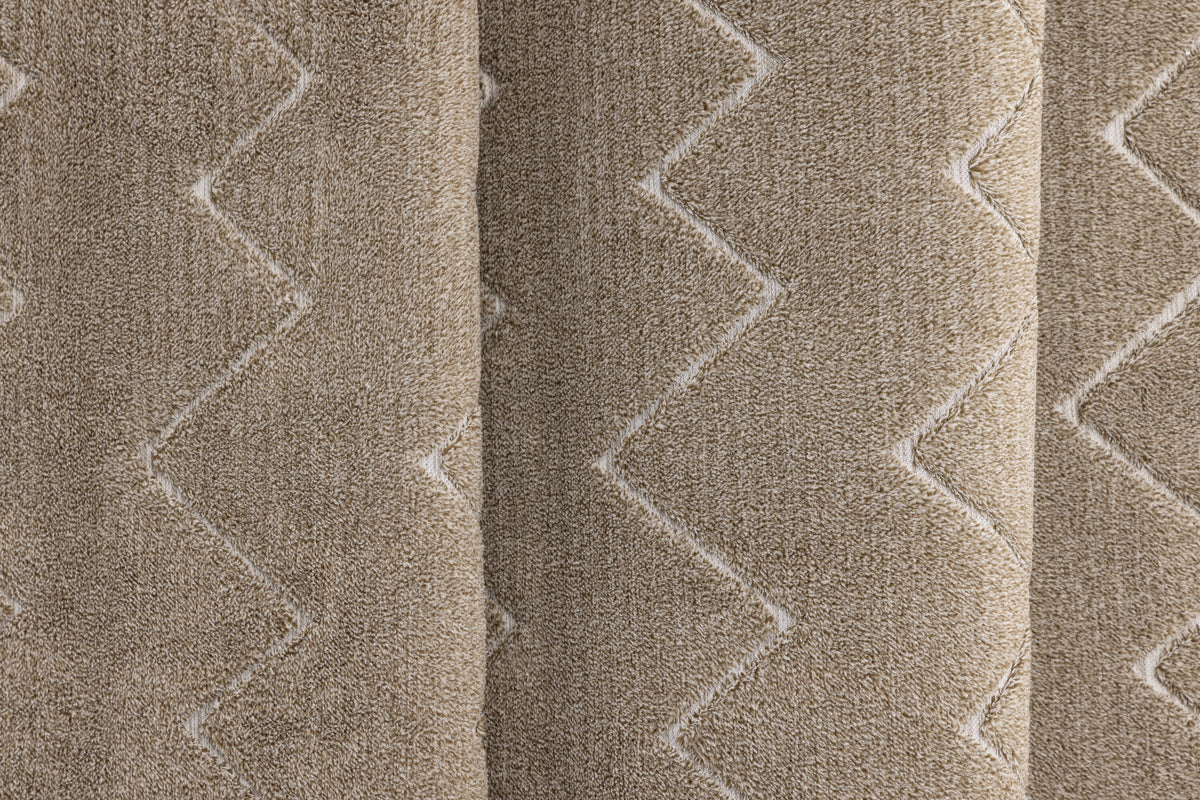 Teppich Fia mit Zickzack-Muster - Braun - Venture Home - le canapé