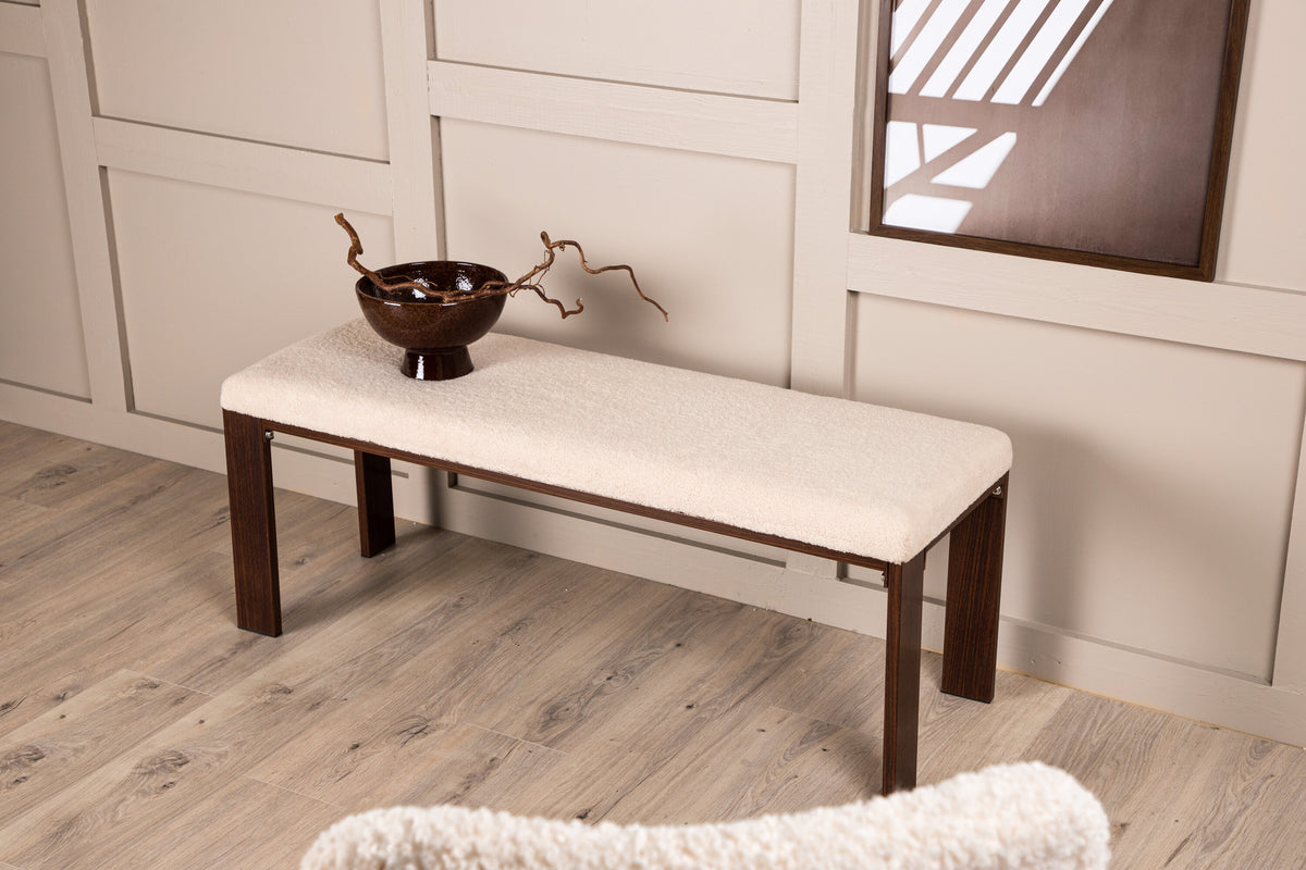 Sitzbank Chester - Weiß - Venture Home - le canapé