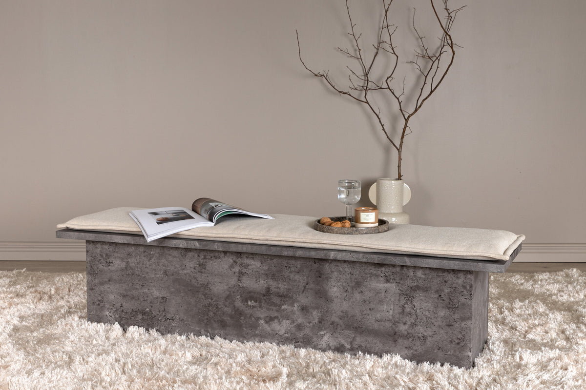 Sitzbank Kellogg - Grau - Venture Home - le canapé