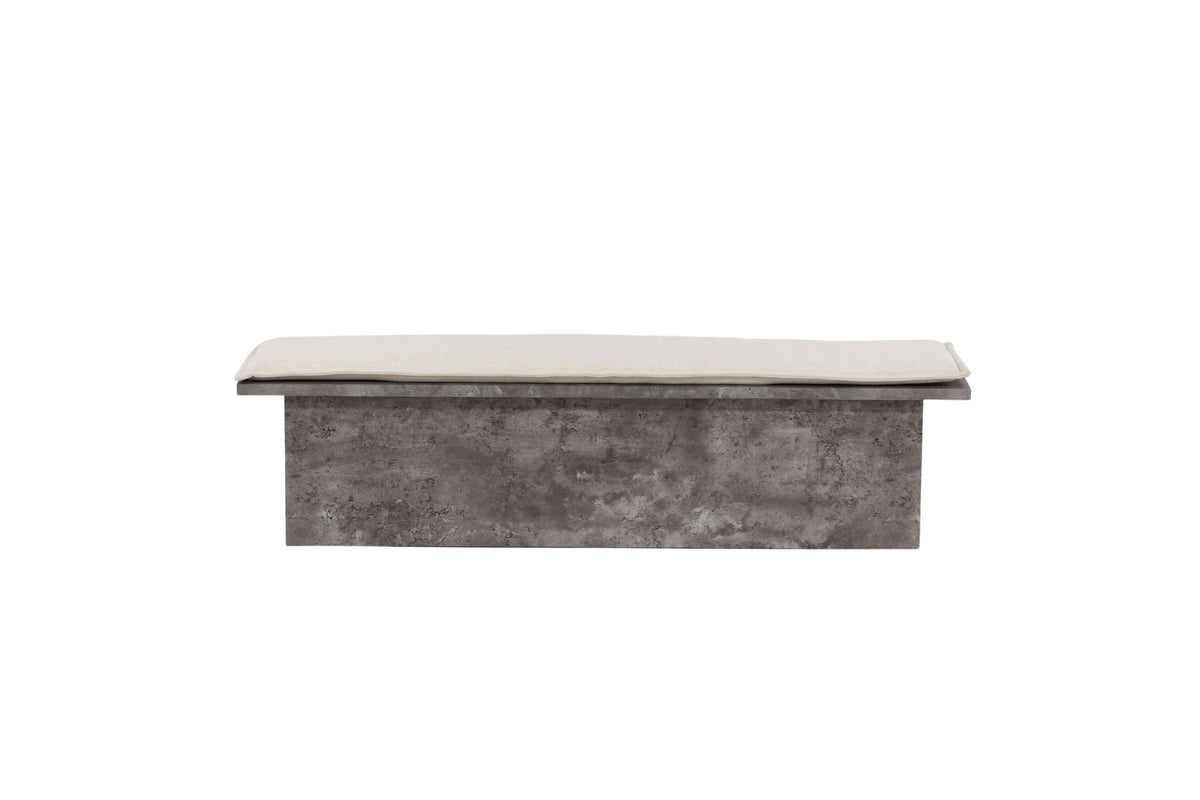 Sitzbank Kellogg - Grau - Venture Home - le canapé