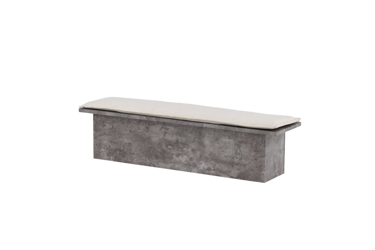 Sitzbank Kellogg - Grau - Venture Home - le canapé