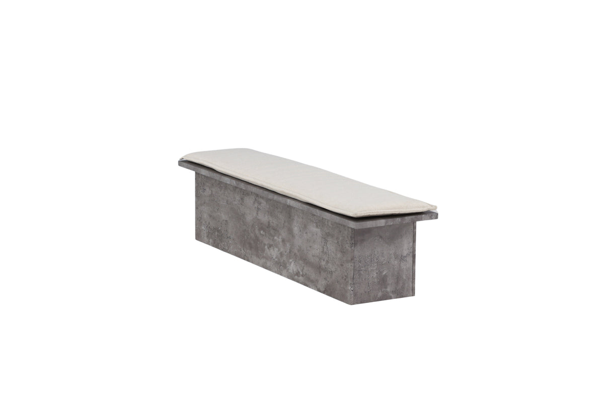 Sitzbank Kellogg - Grau - Venture Home - le canapé