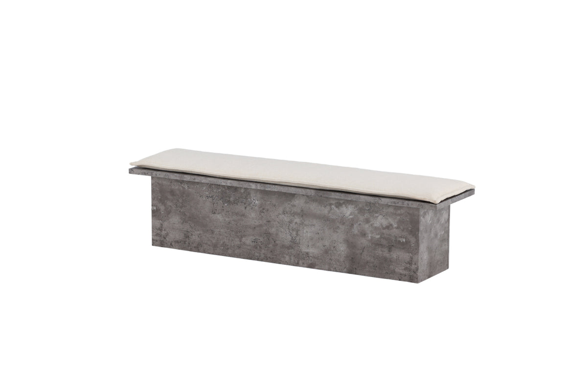 Sitzbank Kellogg - Grau - Venture Home - le canapé