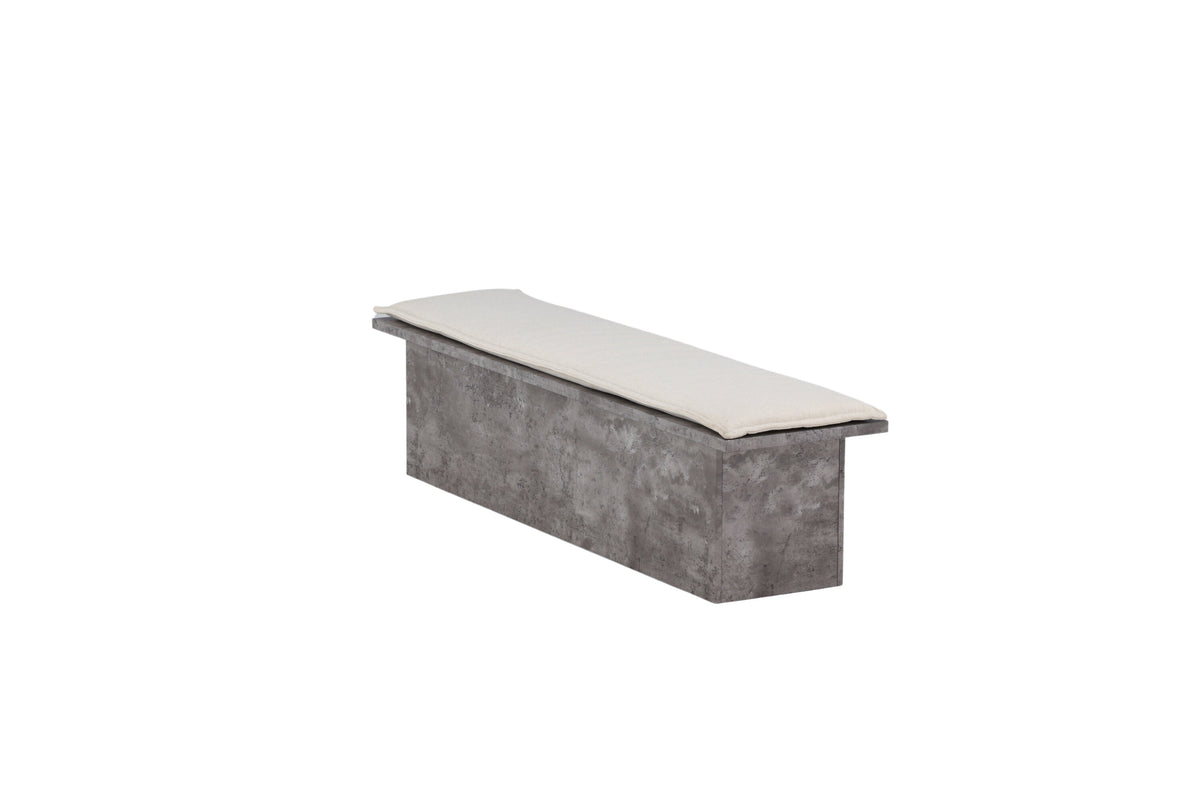 Sitzbank Kellogg - Grau - Venture Home - le canapé