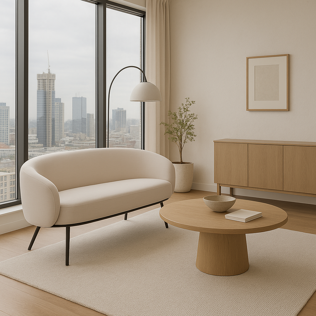 2-Sitzer Sofa Bank Mars - Beige-Bänke-Pole to Pole-le canapé