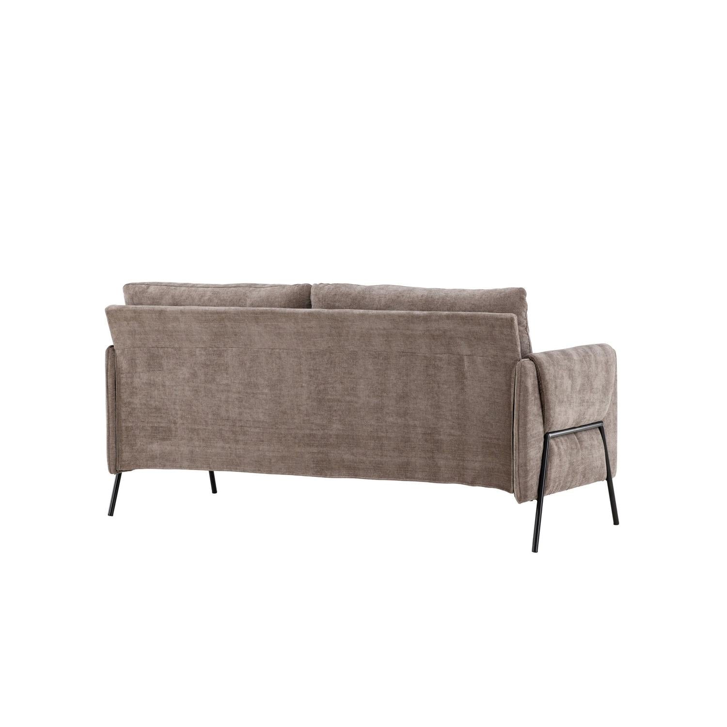 2-Sitzer Sofa Indigo - Hellbraun-2-Sitzer Sofas-Venture Home-le canapé