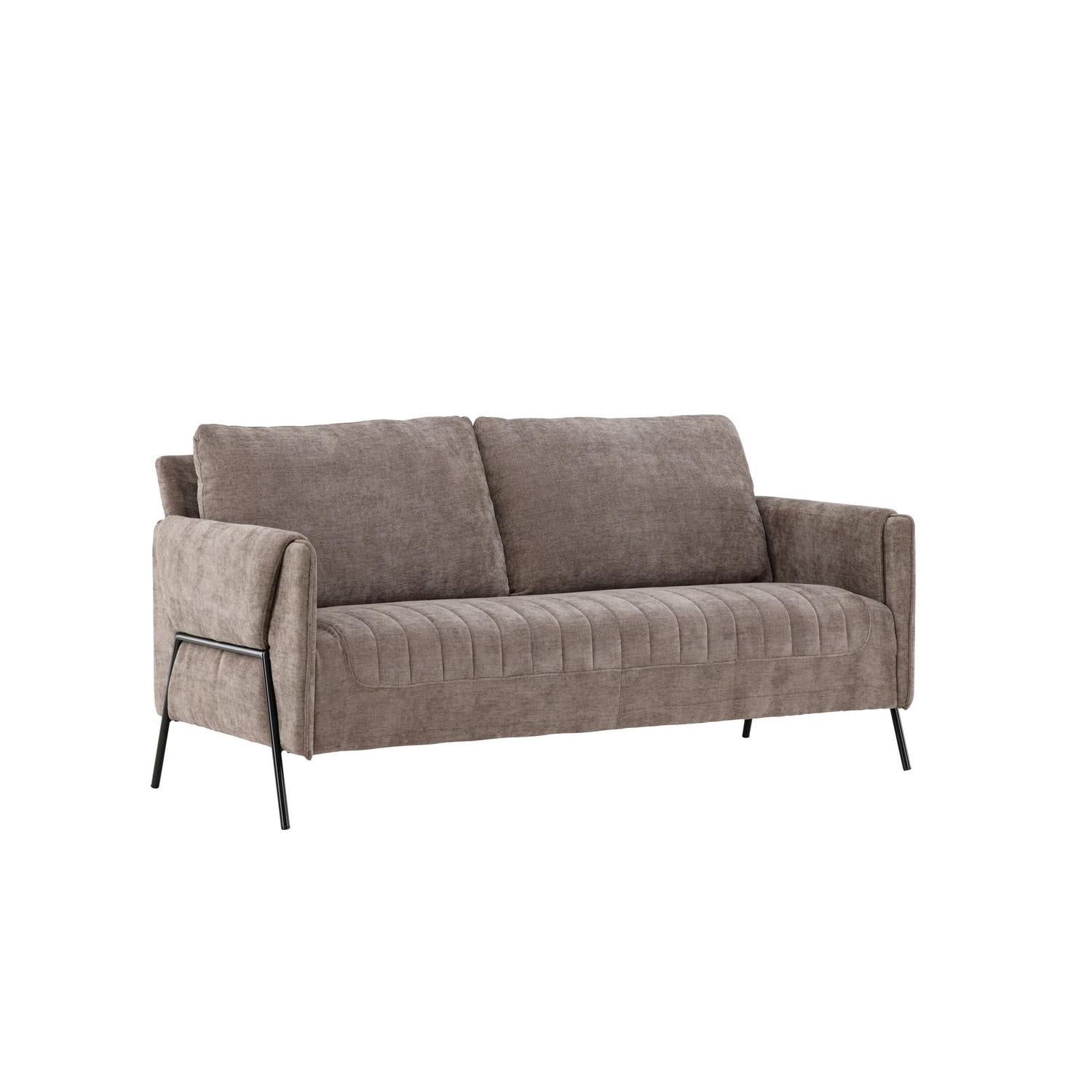 2-Sitzer Sofa Indigo - Hellbraun-2-Sitzer Sofas-Venture Home-le canapé