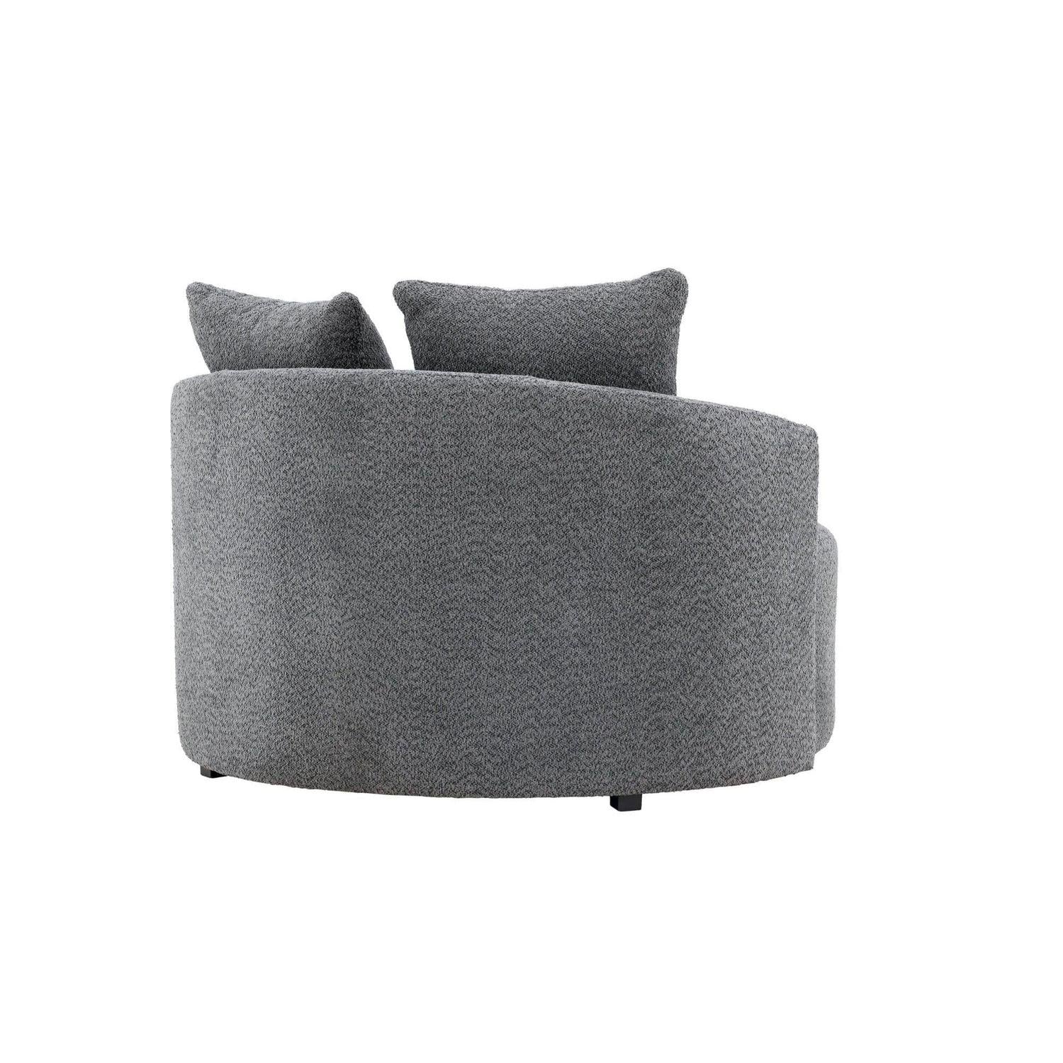 2-Sitzer Sofa Kelso 120cm aus Fleece - Grau-2-Sitzer Sofas-Venture Home-le canapé