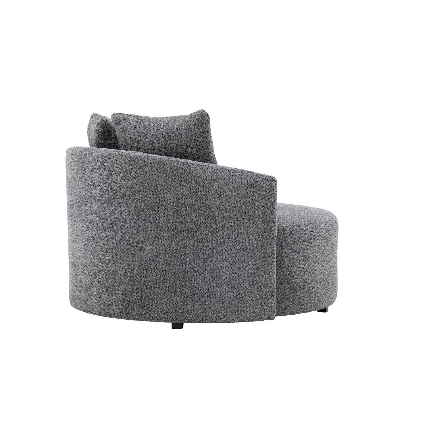 2-Sitzer Sofa Kelso 120cm aus Fleece - Grau-2-Sitzer Sofas-Venture Home-le canapé