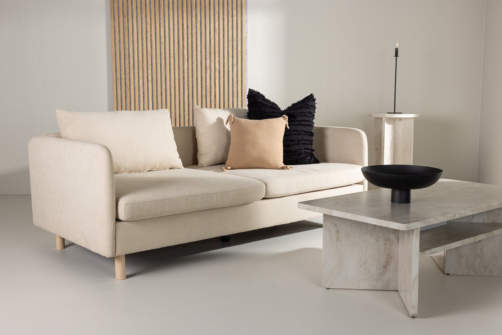 2-Sitzer Sofa Zero - Beige-2-Sitzer Sofa-Venture Home-le canapé