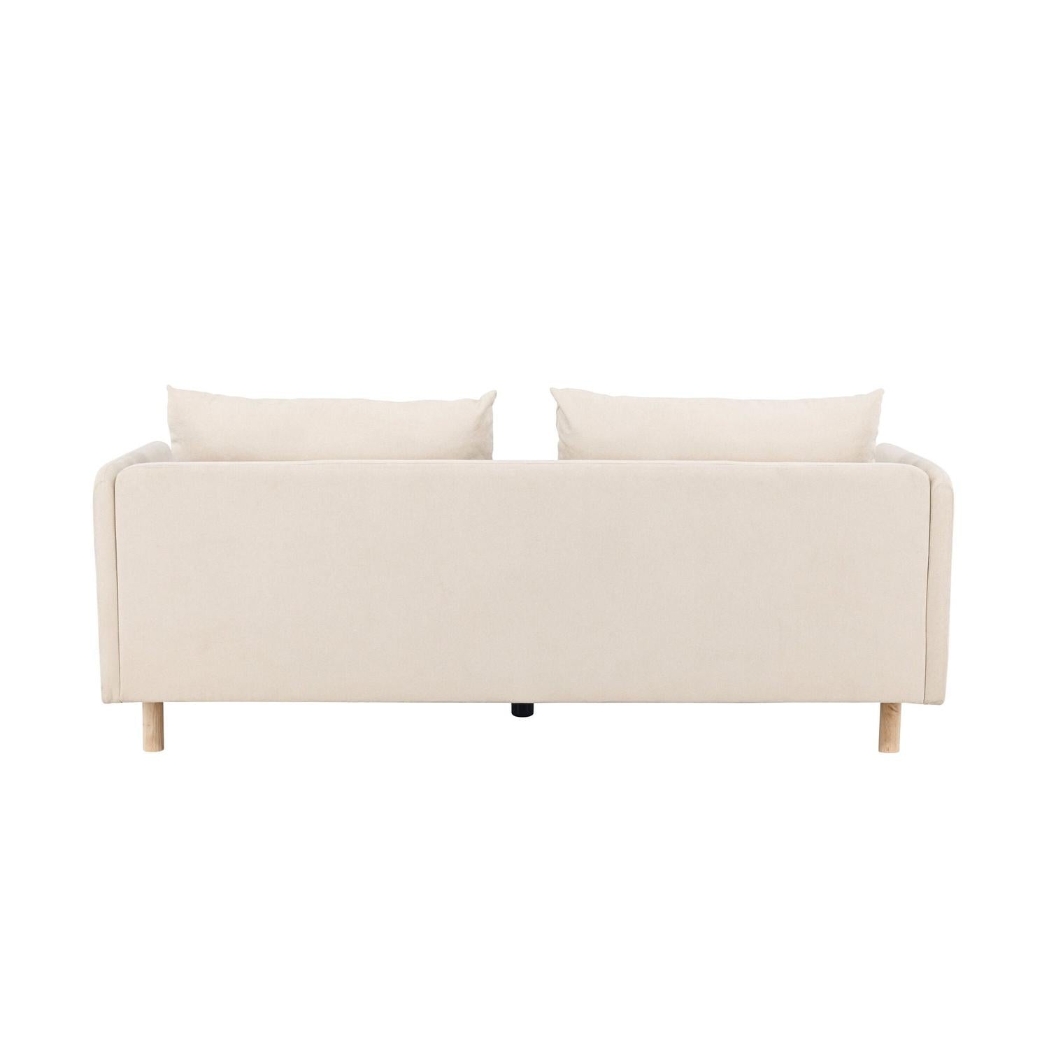 2-Sitzer Sofa Zero - Beige-2-Sitzer Sofas-Venture Home-le canapé