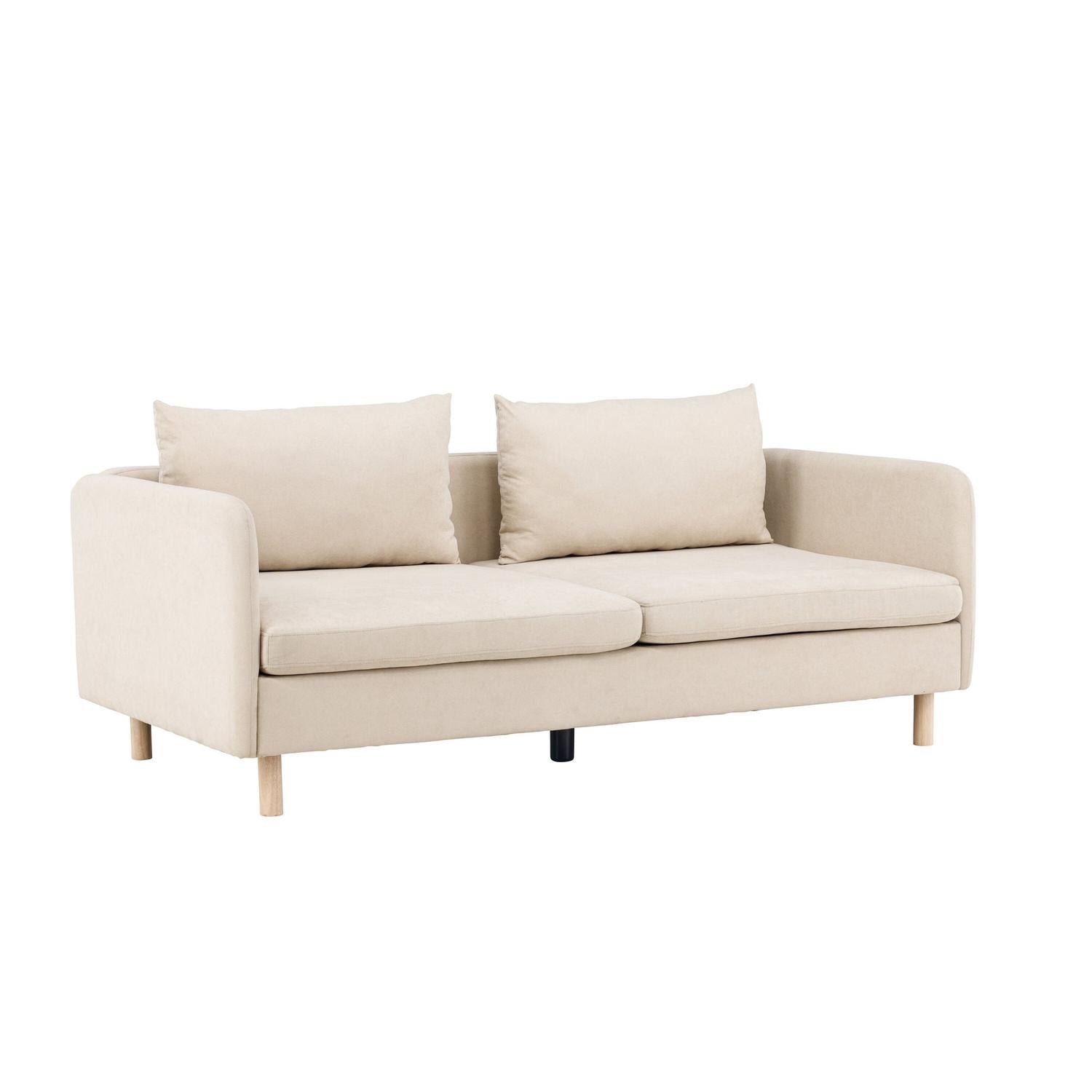 2-Sitzer Sofa Zero - Beige-2-Sitzer Sofas-Venture Home-le canapé