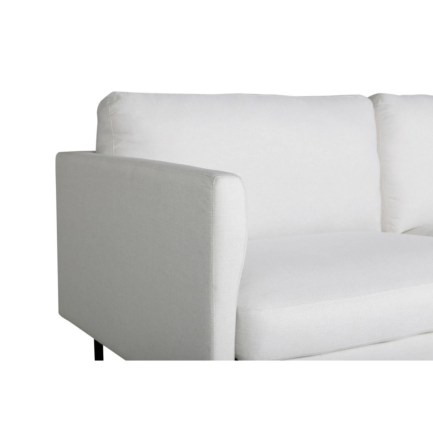 2-Sitzer Sofa Zoom aus Stoff - Beige-2-Sitzer Sofas-Venture Home-le canapé