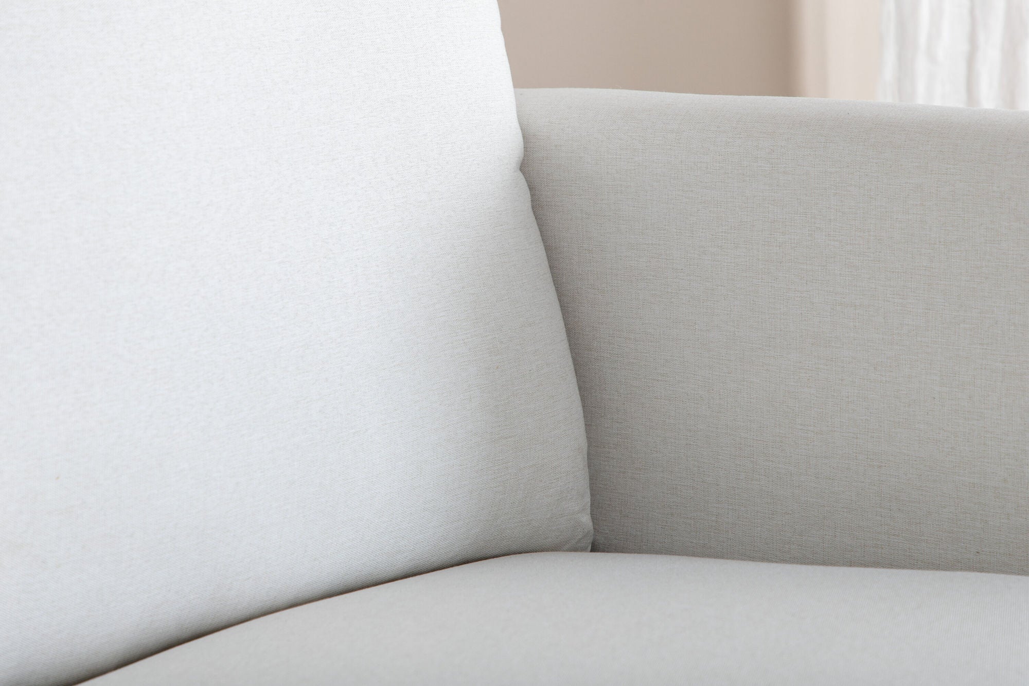 2-Sitzer Sofa Zoom aus Stoff - Beige-2-Sitzer Sofas-Venture Home-le canapé