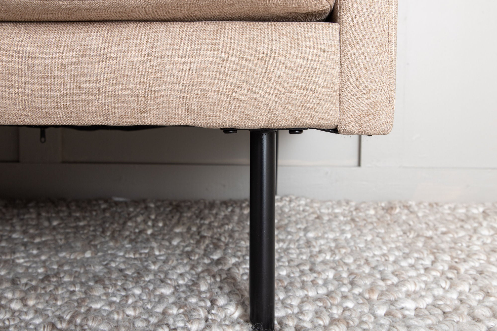 2-Sitzer Sofa Zoom aus Stoff - Braun-2-Sitzer Sofa-Venture Home-le canapé