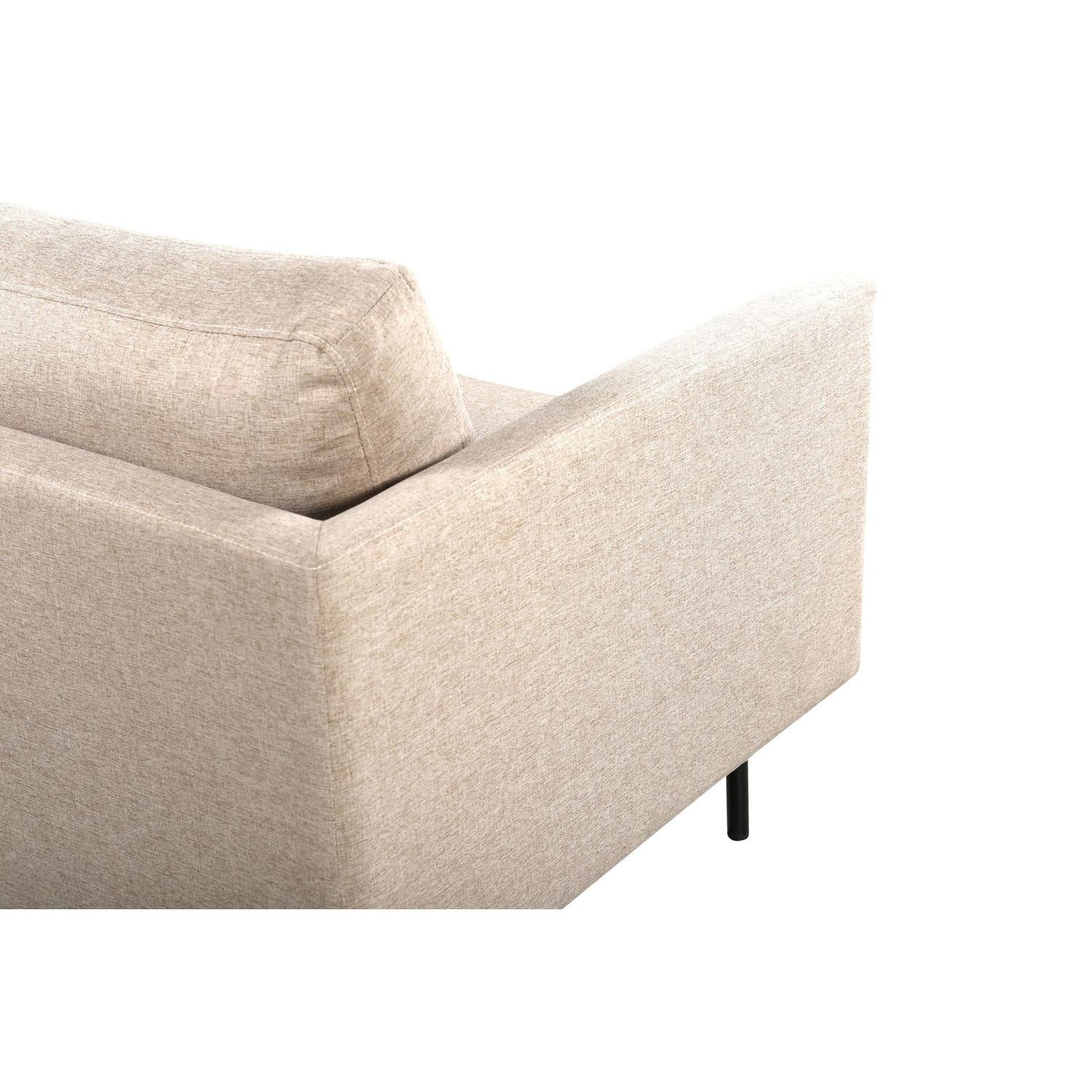 2-Sitzer Sofa Zoom aus Stoff - Braun-2-Sitzer Sofas-Venture Home-le canapé
