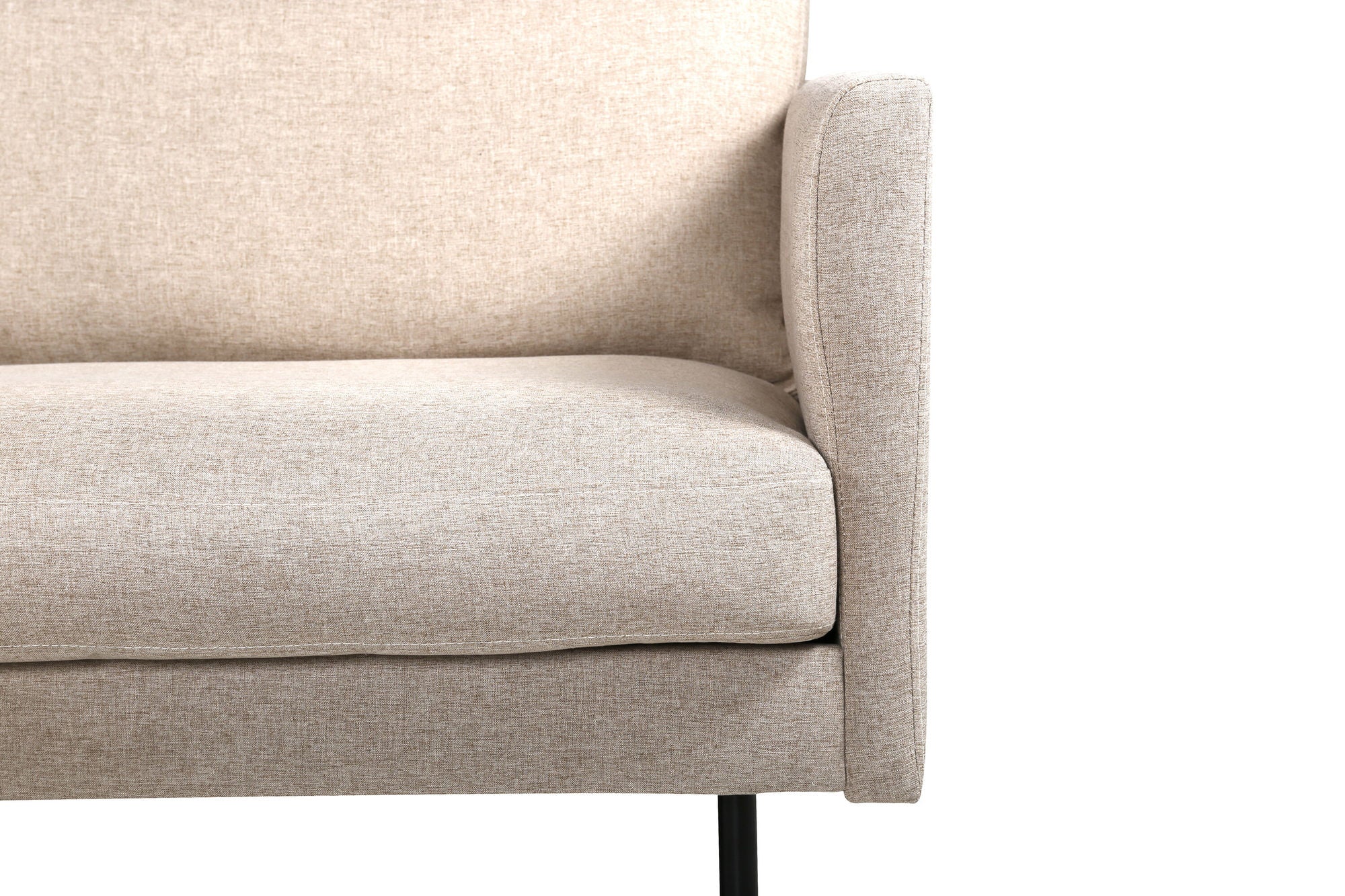 2-Sitzer Sofa Zoom aus Stoff - Braun-2-Sitzer Sofas-Venture Home-le canapé