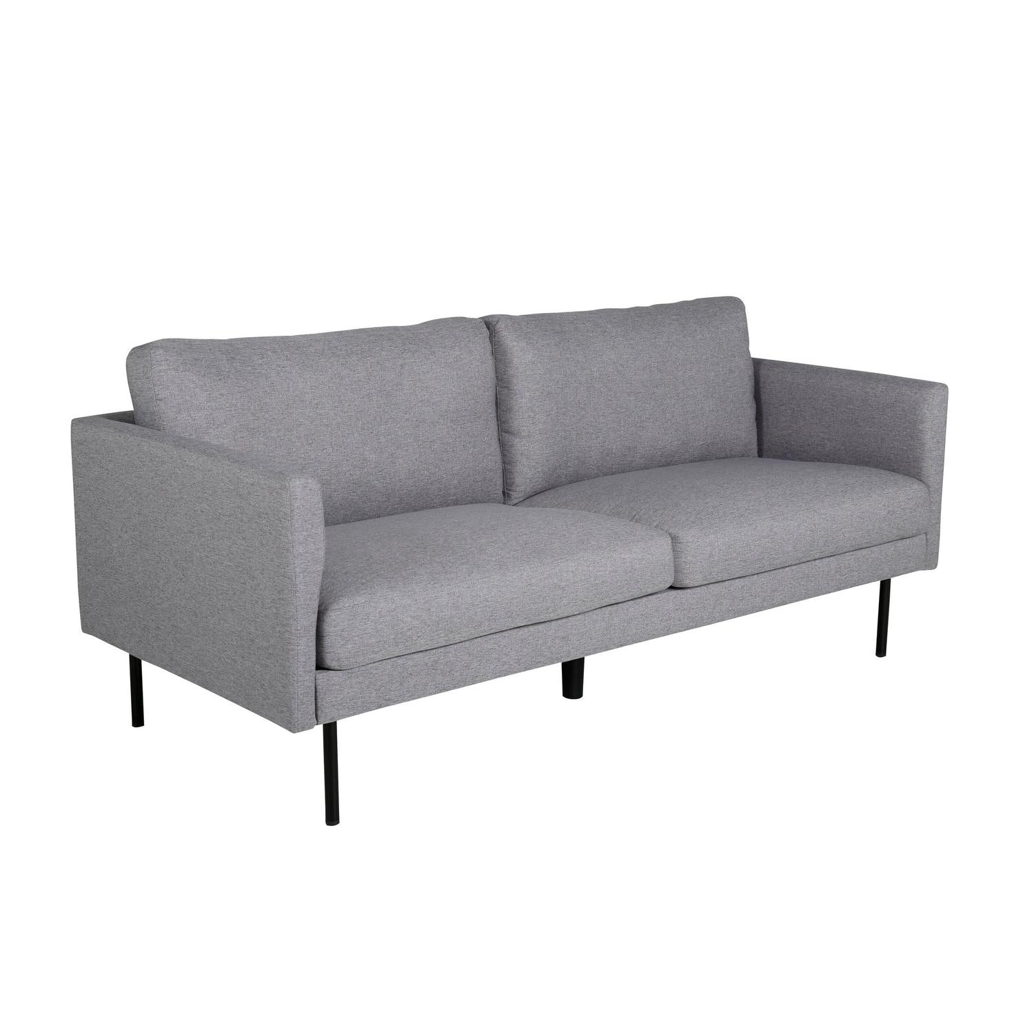 2-Sitzer Sofa Zoom aus Stoff - Grau-2-Sitzer Sofas-Venture Home-le canapé