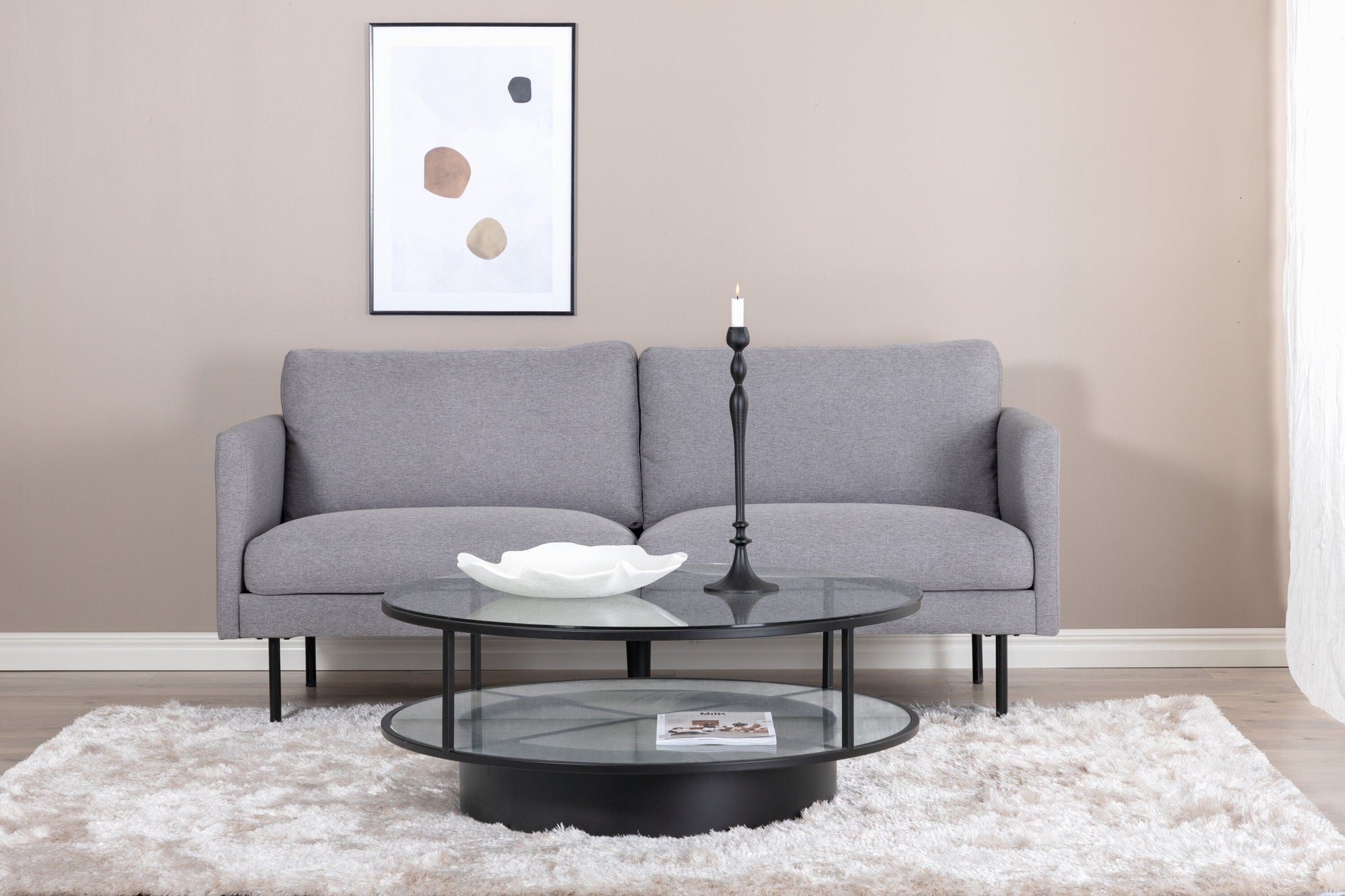 2-Sitzer Sofa Zoom - Grau-2-Sitzer Sofa-Venture Home-le canapé