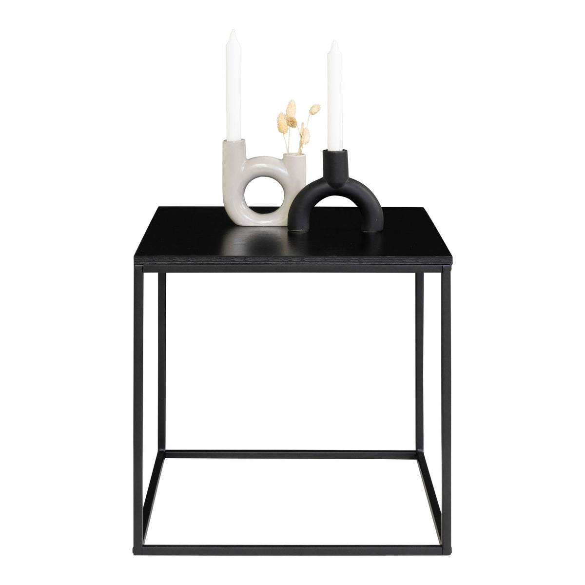 Beistelltisch Vita 45cm aus Metall - Schwarz