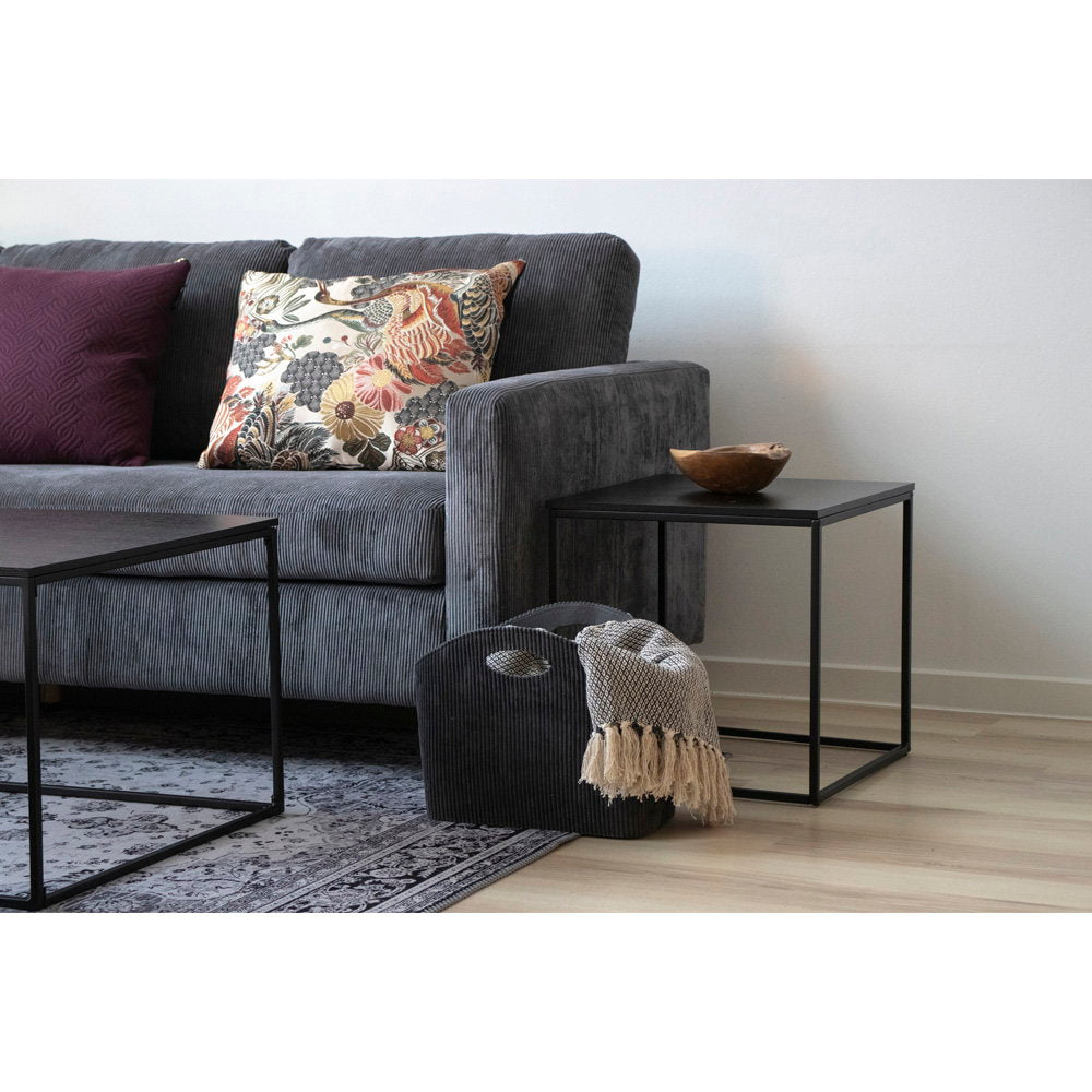 Beistelltisch Vita 45cm aus Metall - Schwarz