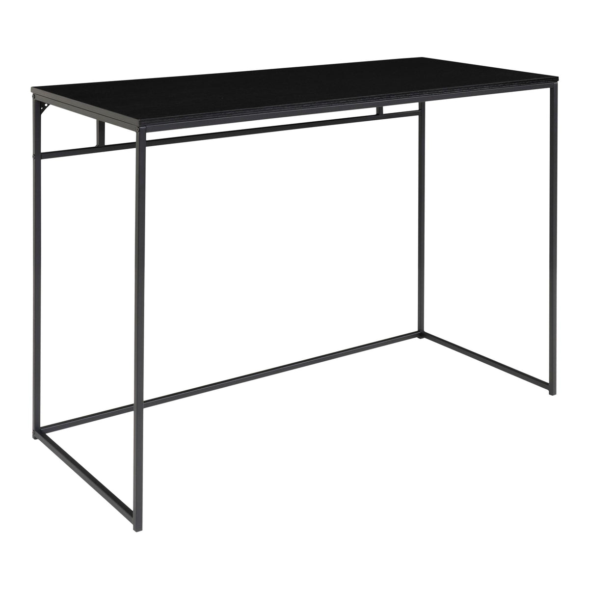Schreibtisch Vita 100cm aus Metall - Schwarz