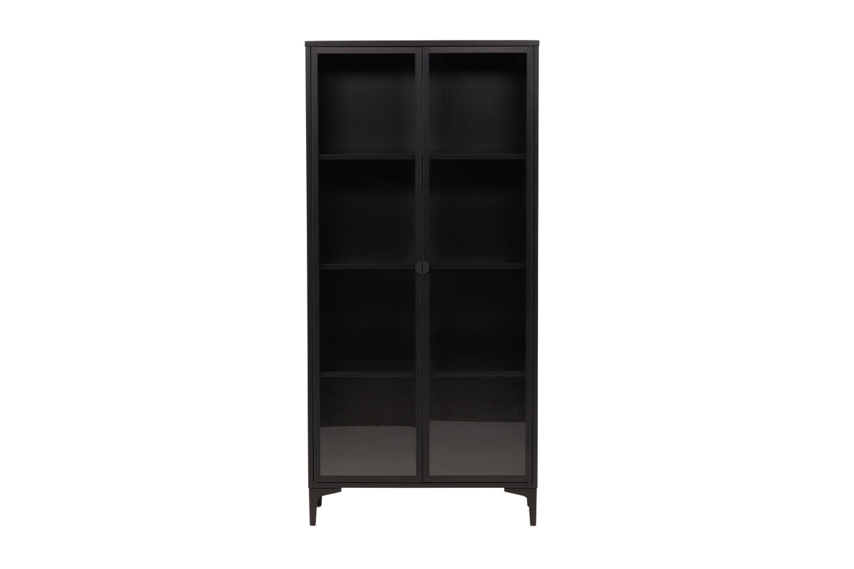 Mehrzweckschrank Piring 190cm aus Metall mit 2 Türen - Schwarz - Venture Home - le canapé